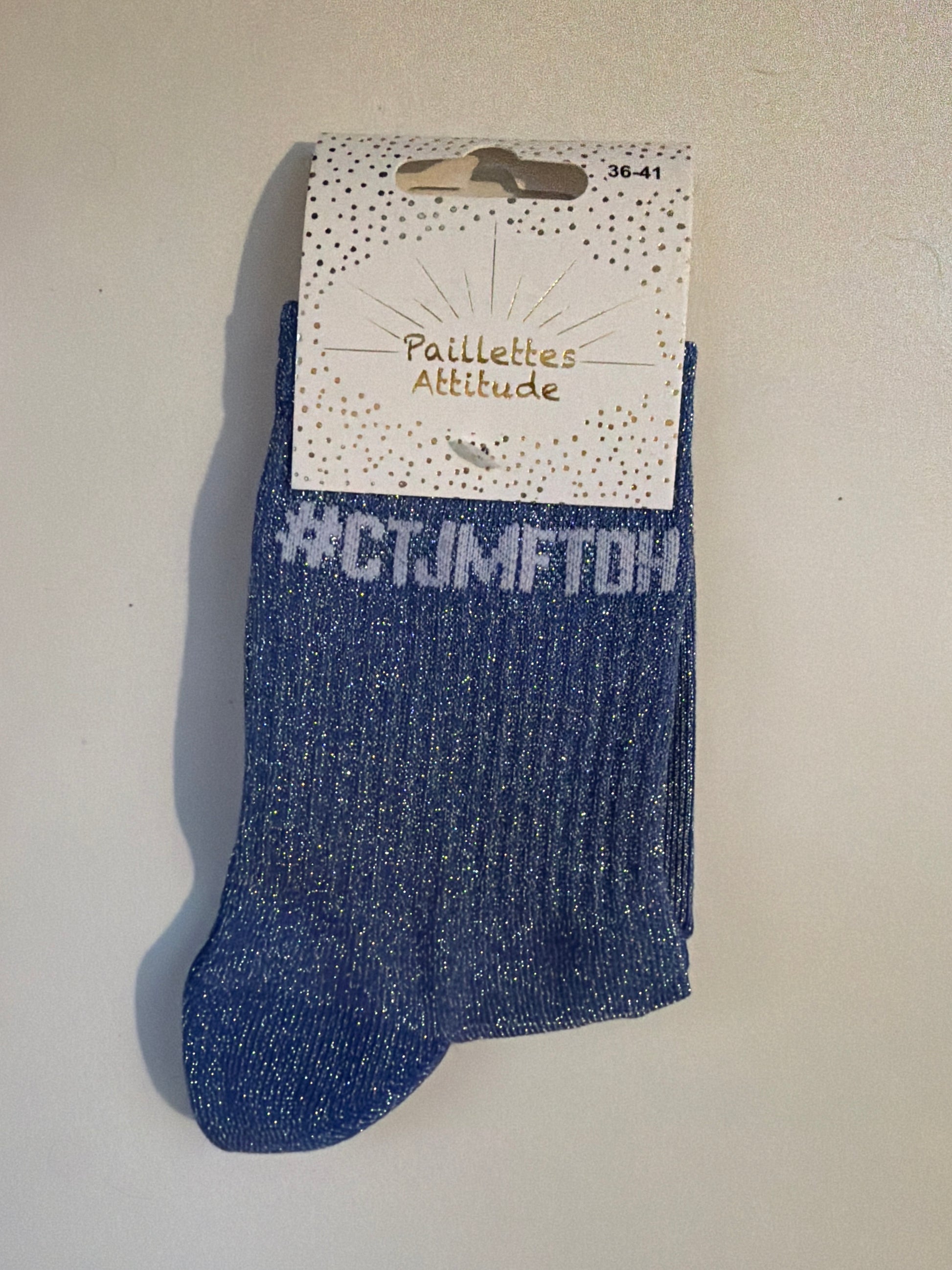 Chaussette de ville Pailletée 36-41 #CTJMFTDH