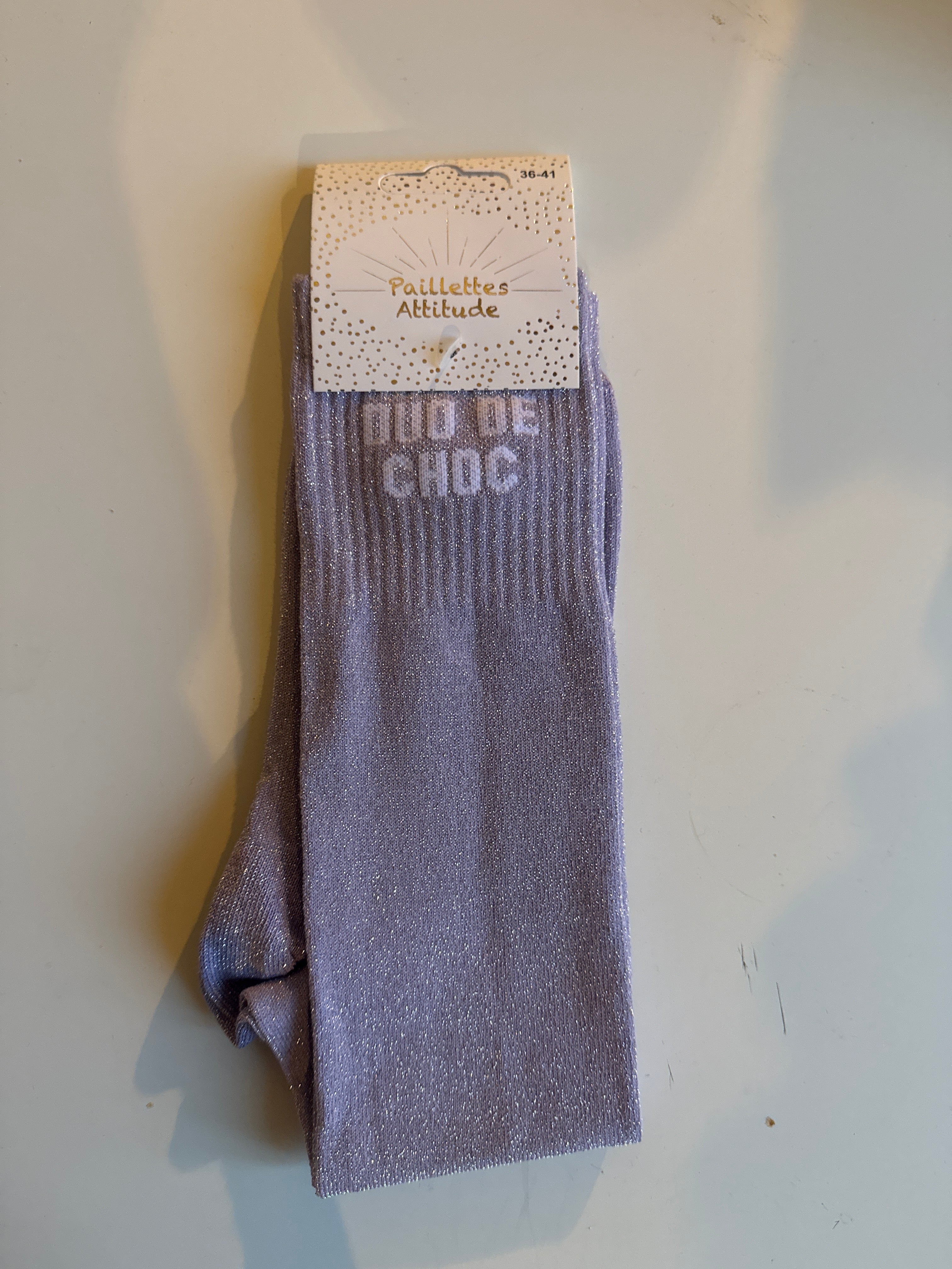 Chaussette pailletée DUO DE CHOC 36/41