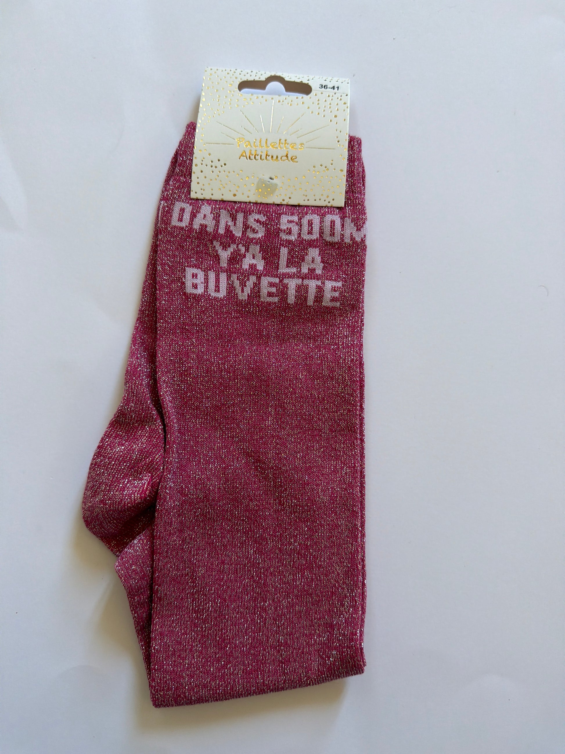 Chaussette pailletée équitation 36-41 DANS 500 M Y'A LA BUVETTE