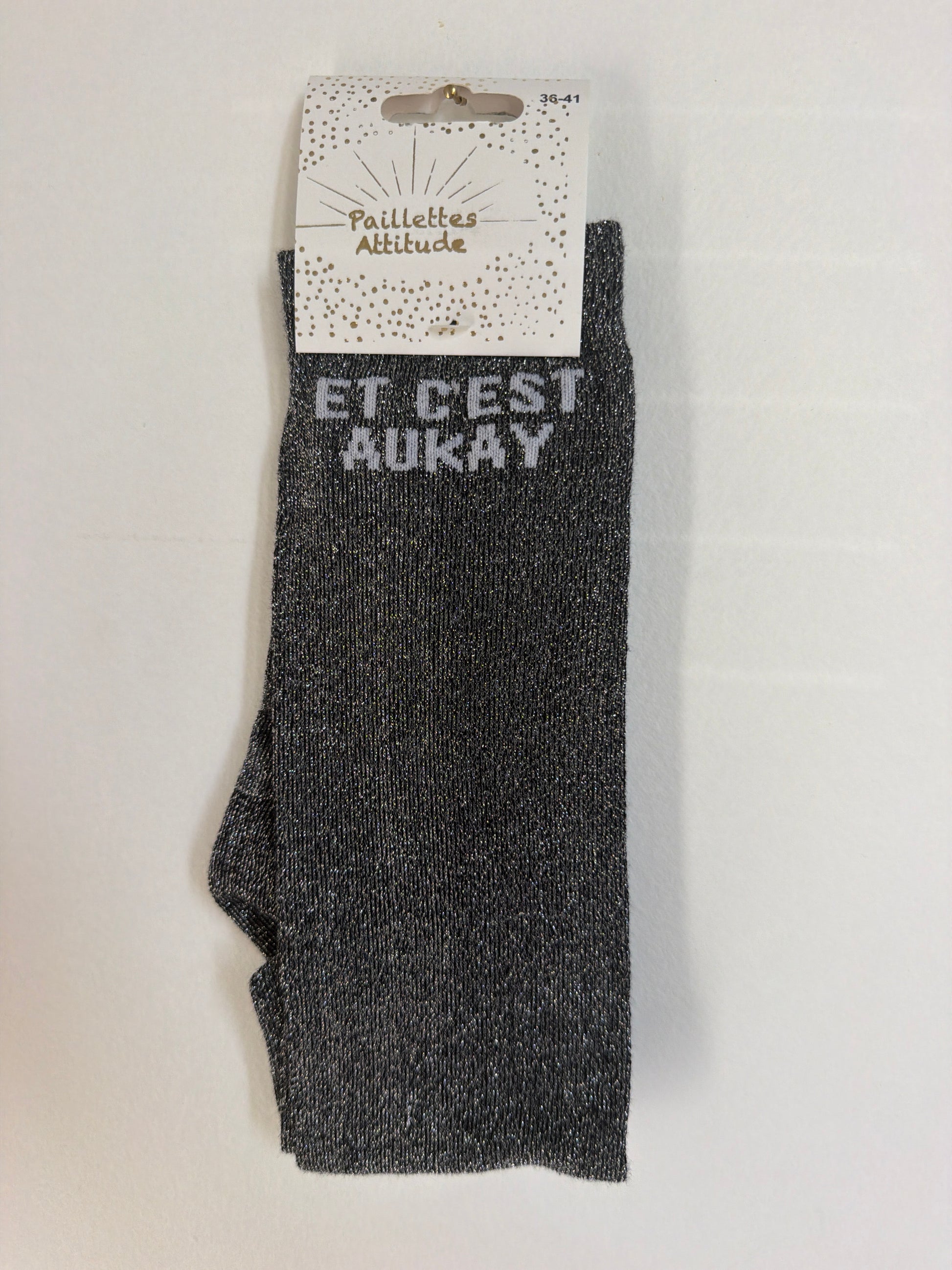Chaussette pailletée équitation 36-41 ET C’EST AUKAY