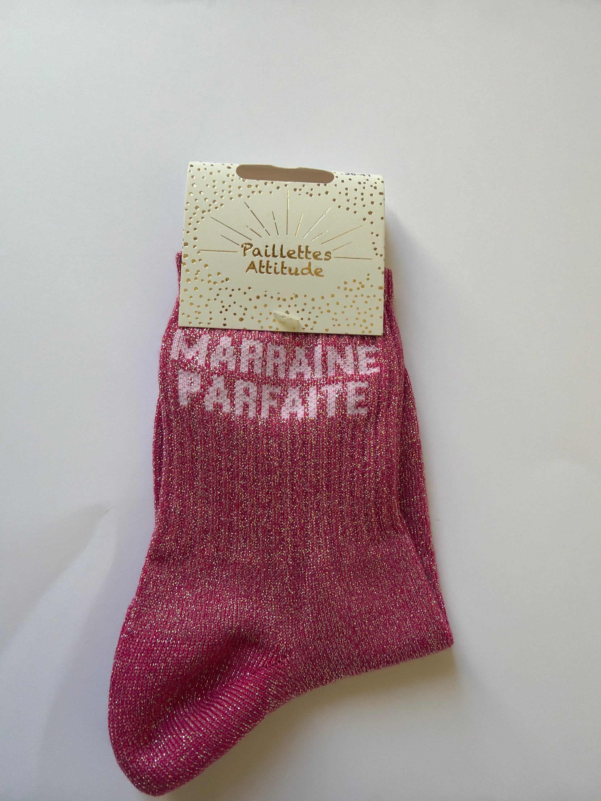 Chaussette de ville pailletée 36/41 MARRAINE PARFAITE