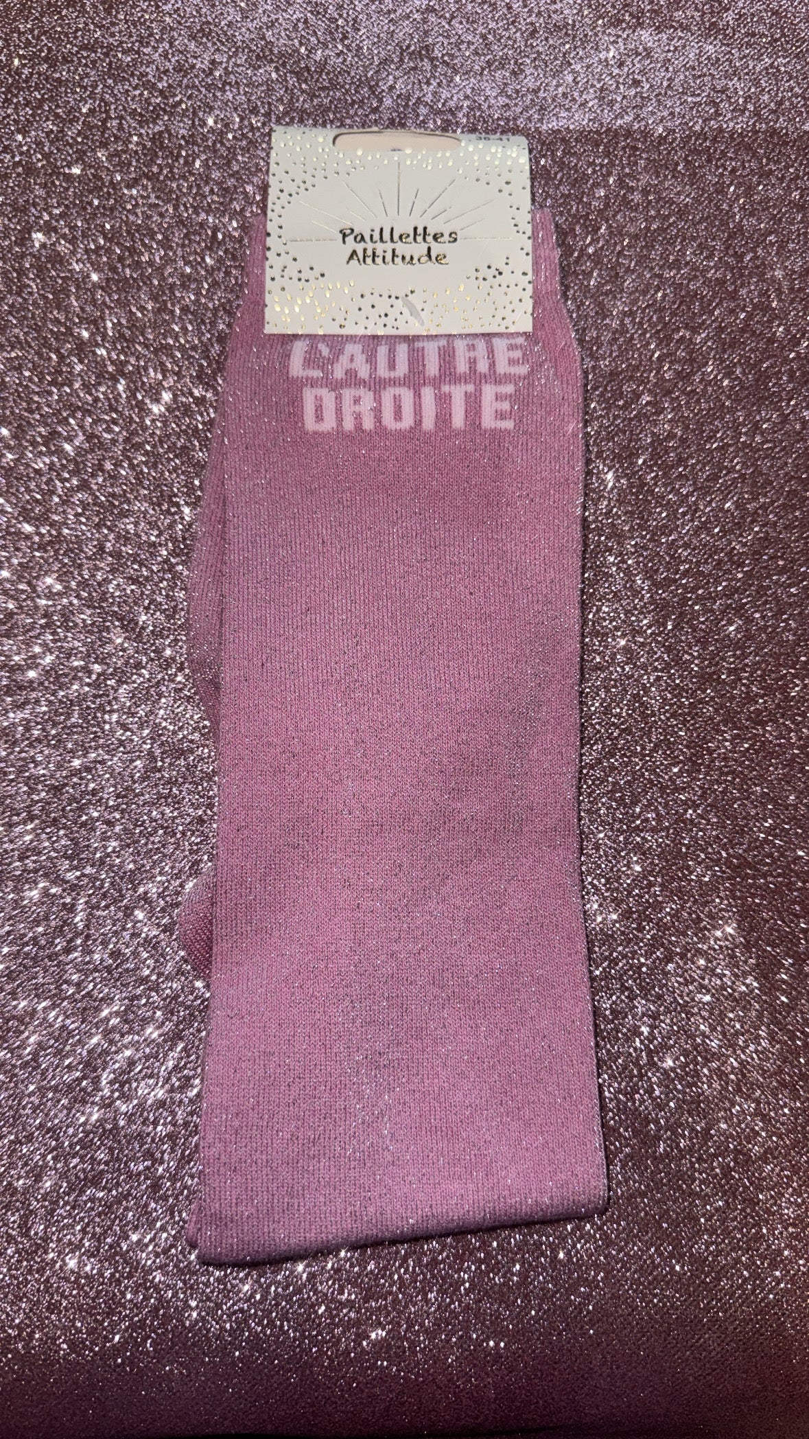 chaussette pailletée équitation L’AUTRE DROITE 36/41