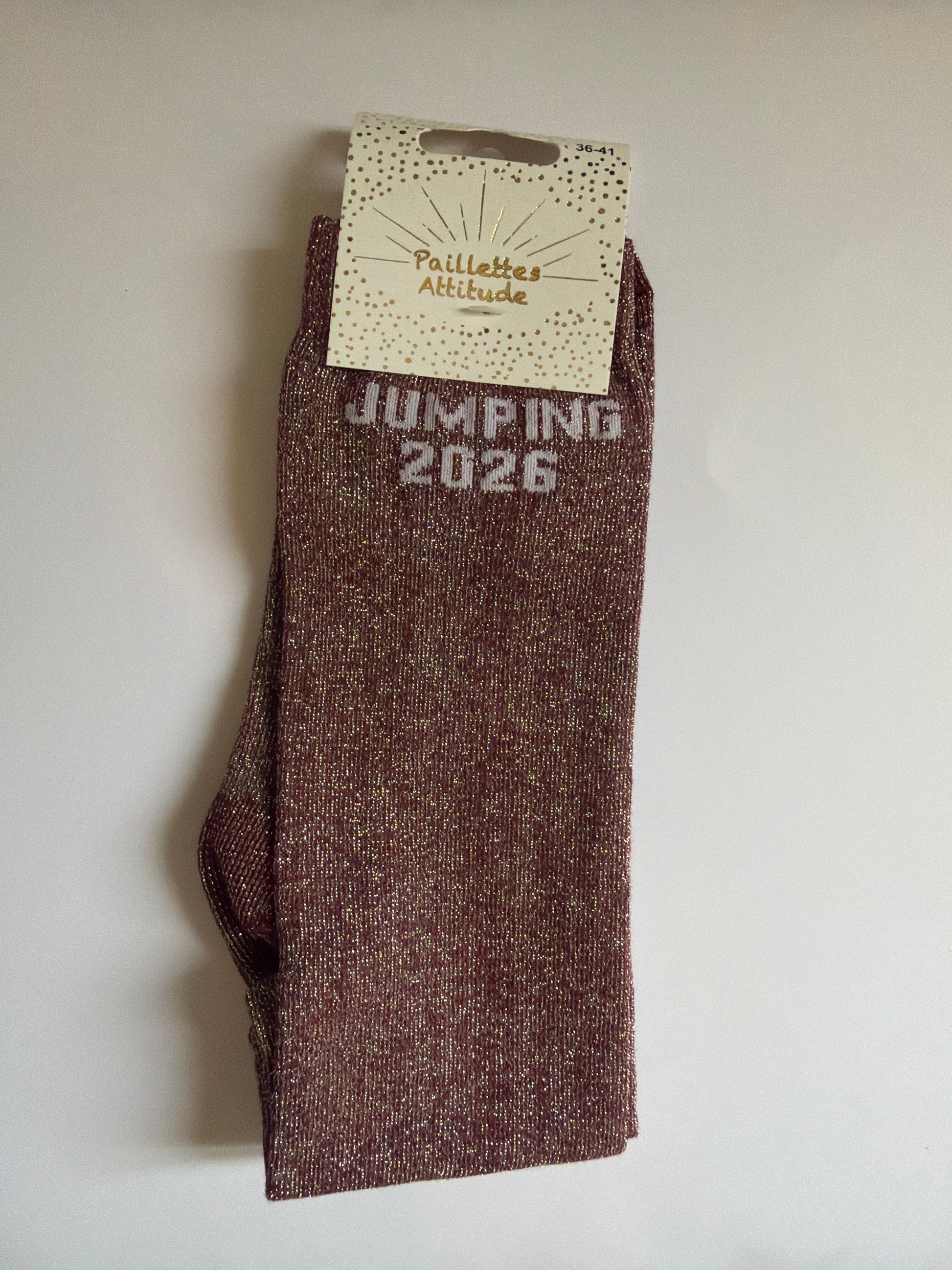 Chaussette pailletée équitation 36-41 JUMPING 2026