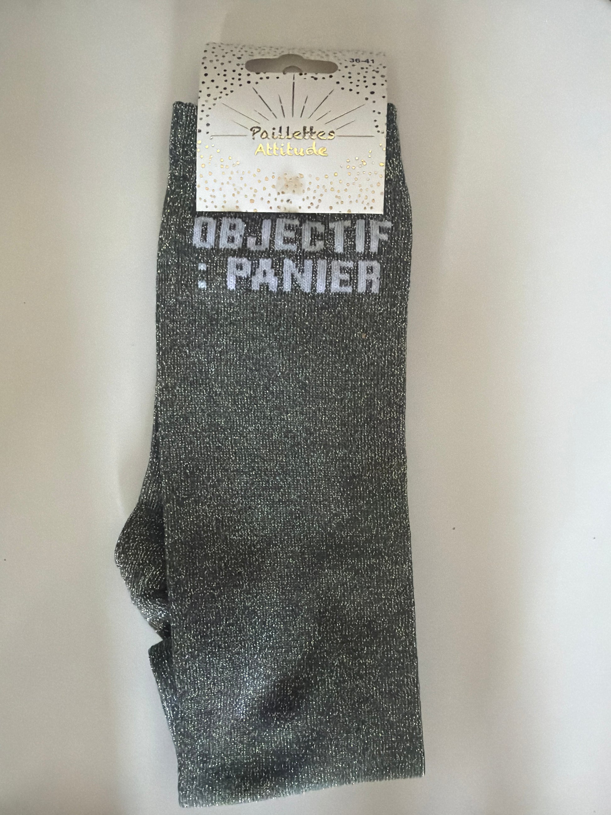 Chaussette équitation pailletée 36-41 OBJECTIF : PANIER