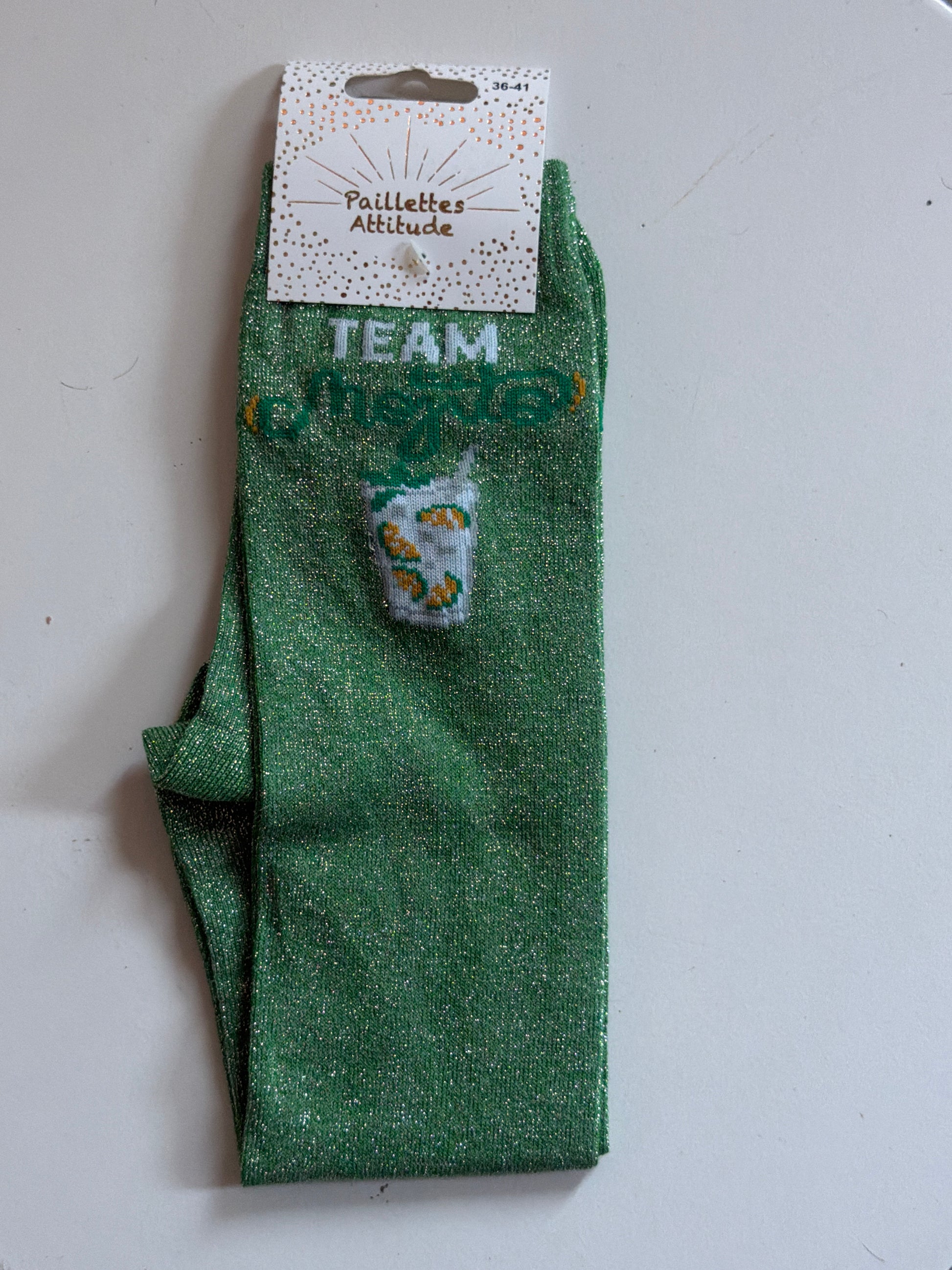 Chaussette équitation pailletée 36-41 TEAM MOJITO