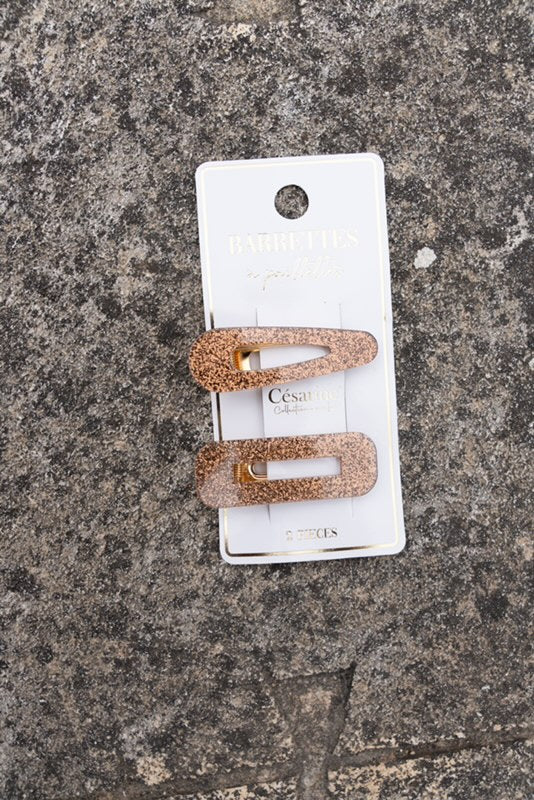 Barrette pailletée