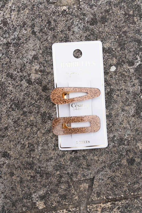 Barrette pailletée