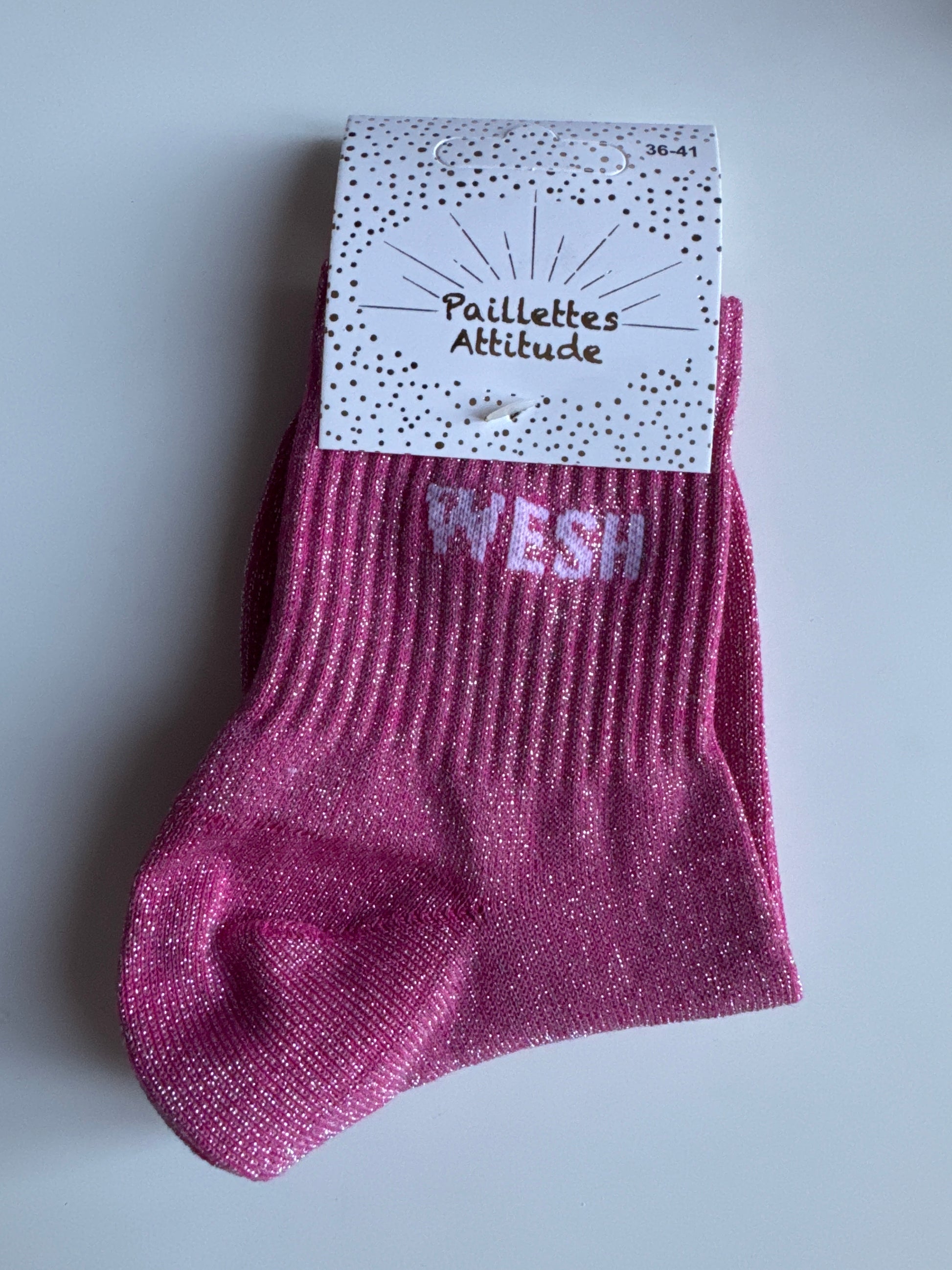 Chaussettes “Wesh” – Taille 36/41 ✨