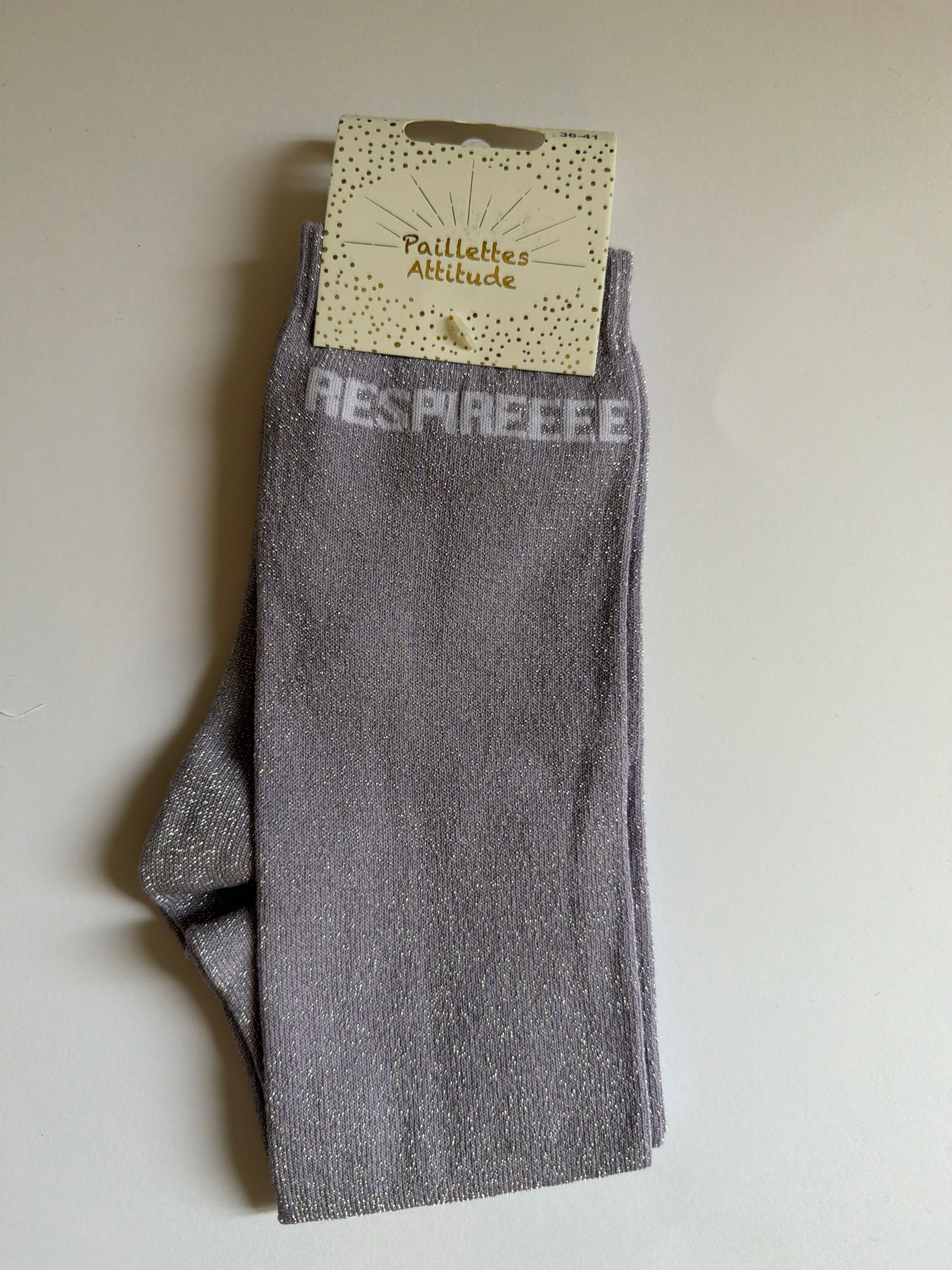 Chaussette pailletée équitation 36-41 RESPIREEEE