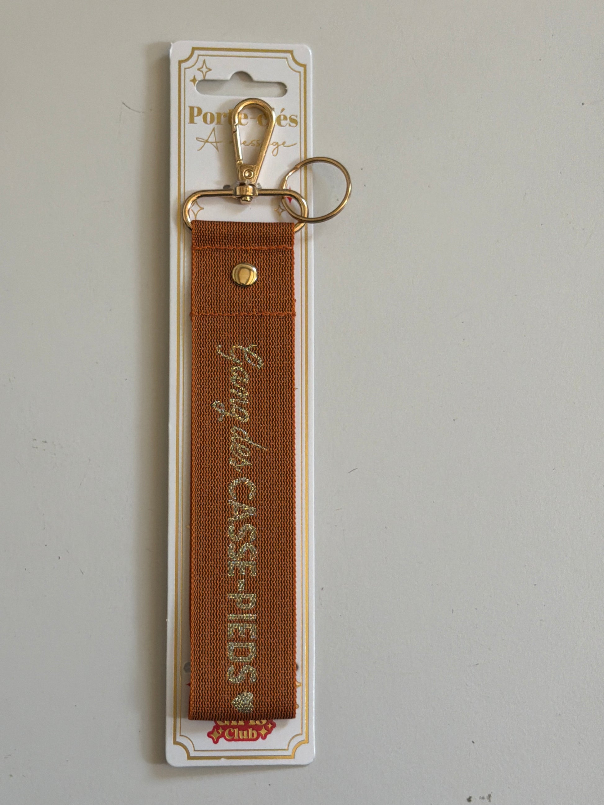 PORTE CLES LANIERE PAILLETTES