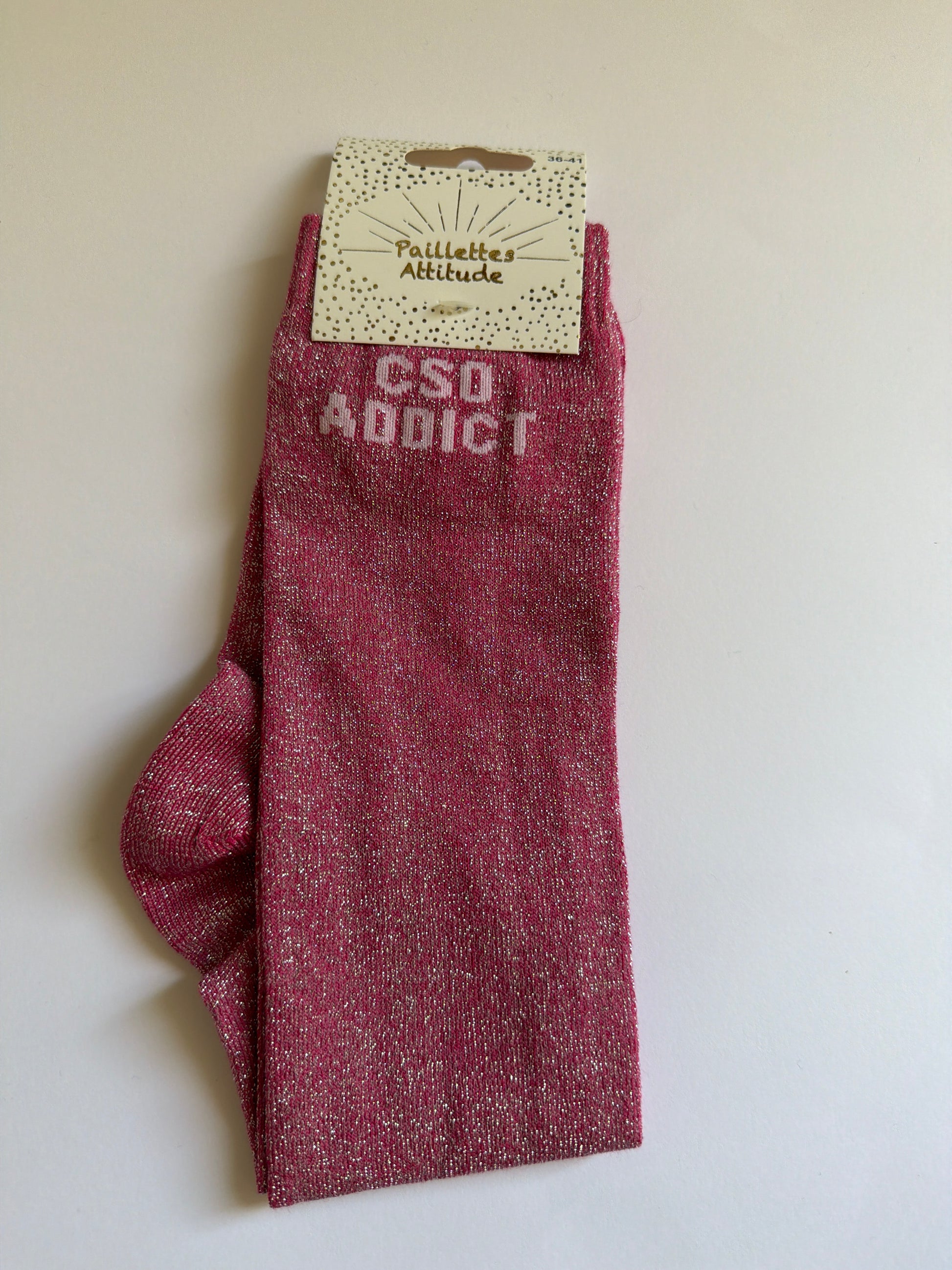 Chaussette pailletée équitation 36-41 CSO ADDICT