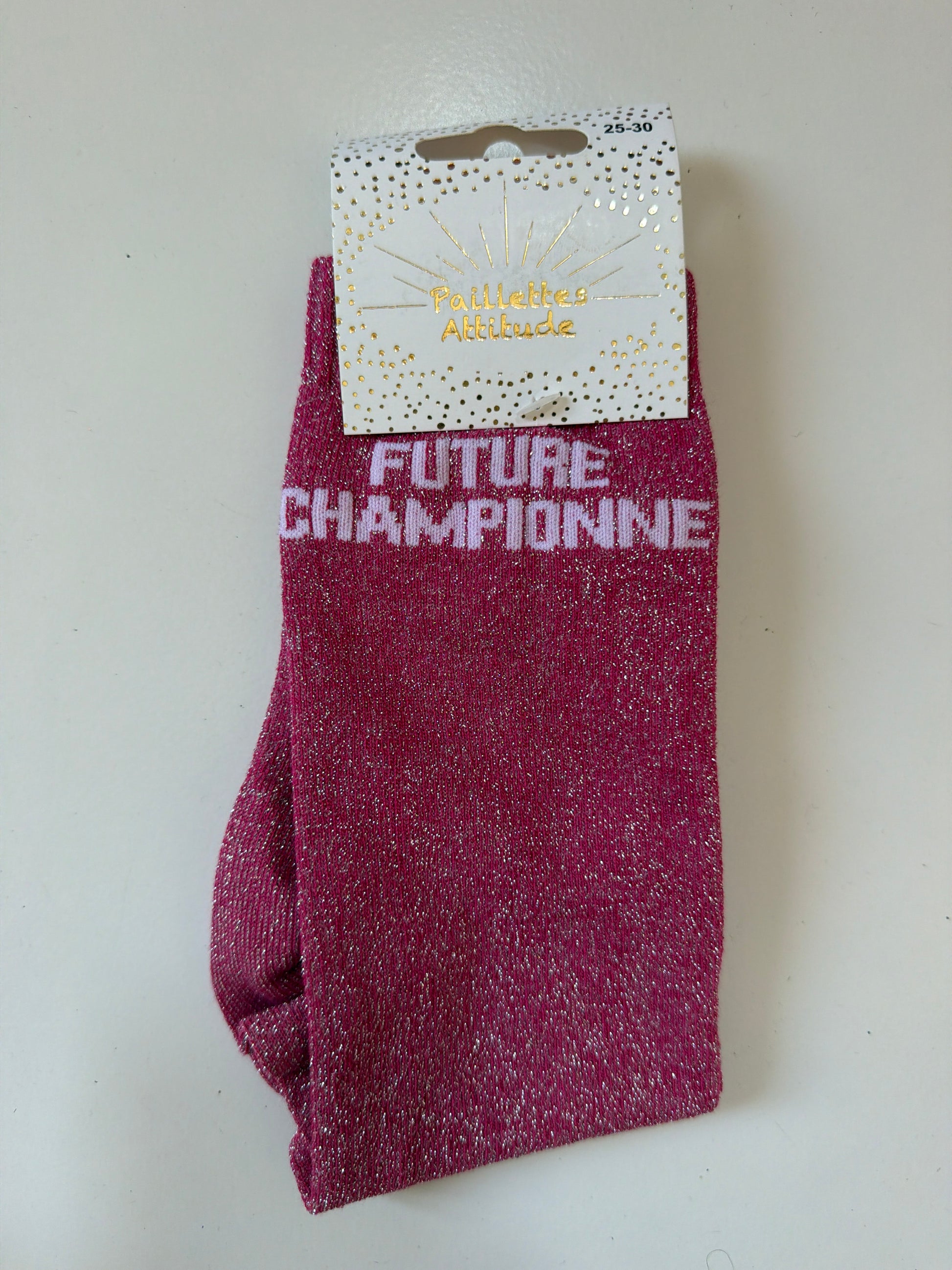 Chaussette équitation pailletée 25-30 FUTURE CHAMPIONNE