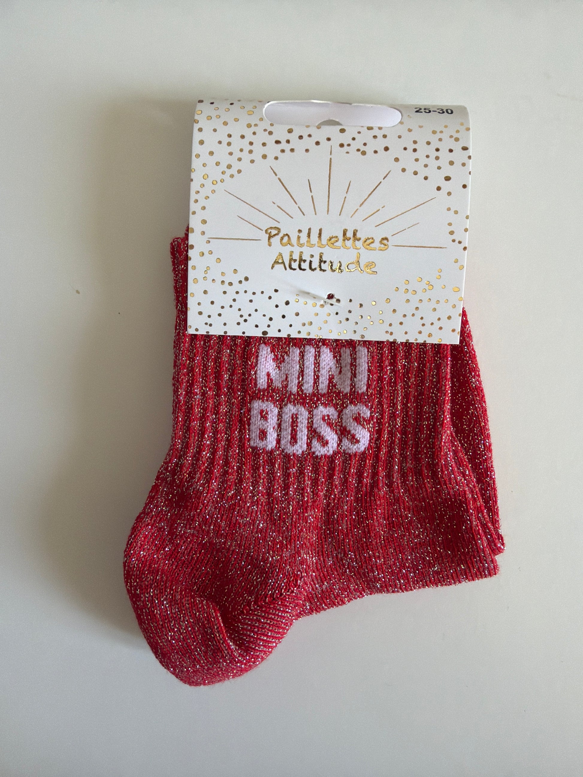 Chaussette de ville pailletée 25-30