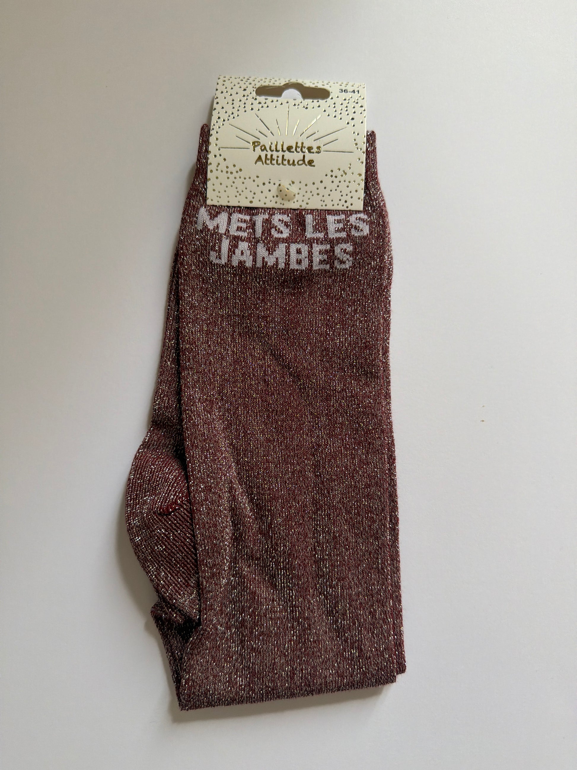 Chaussette pailletée 36-41 METS LES JAMBES
