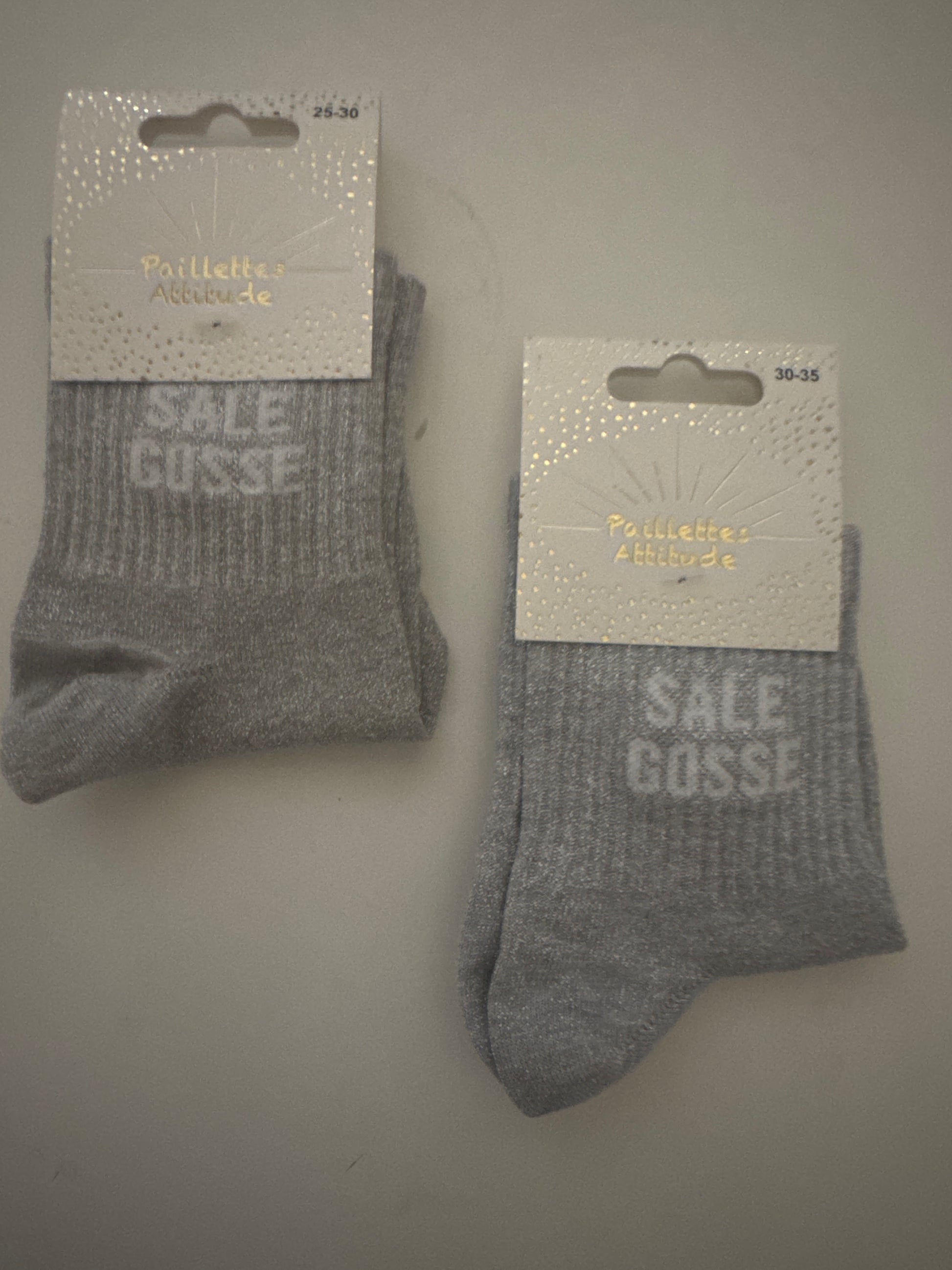 Chaussette pailletée enfant SALE GOSSE