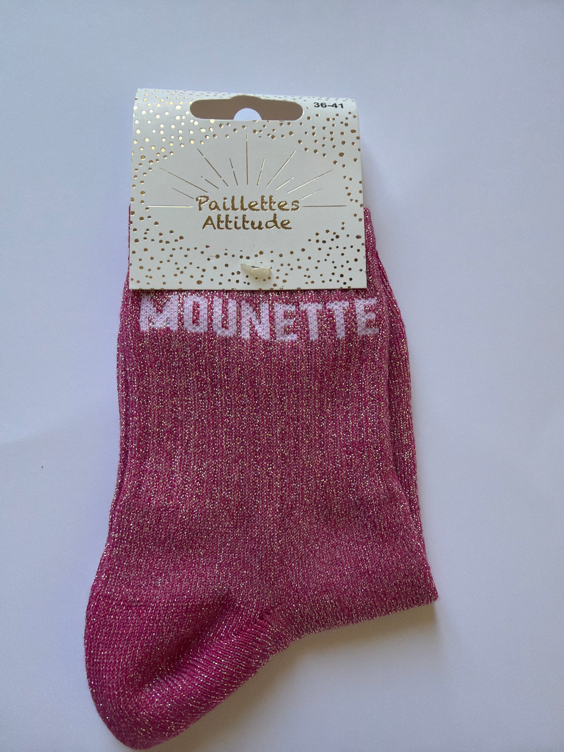 Chaussette de ville pailletée 36-41 MOUNETTE