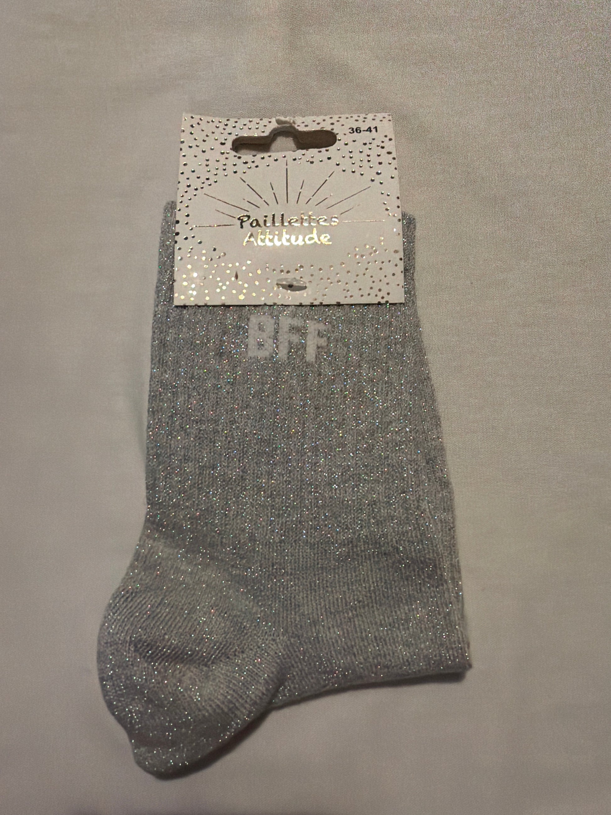 Chaussette de ville pailletée 36-41 BFF