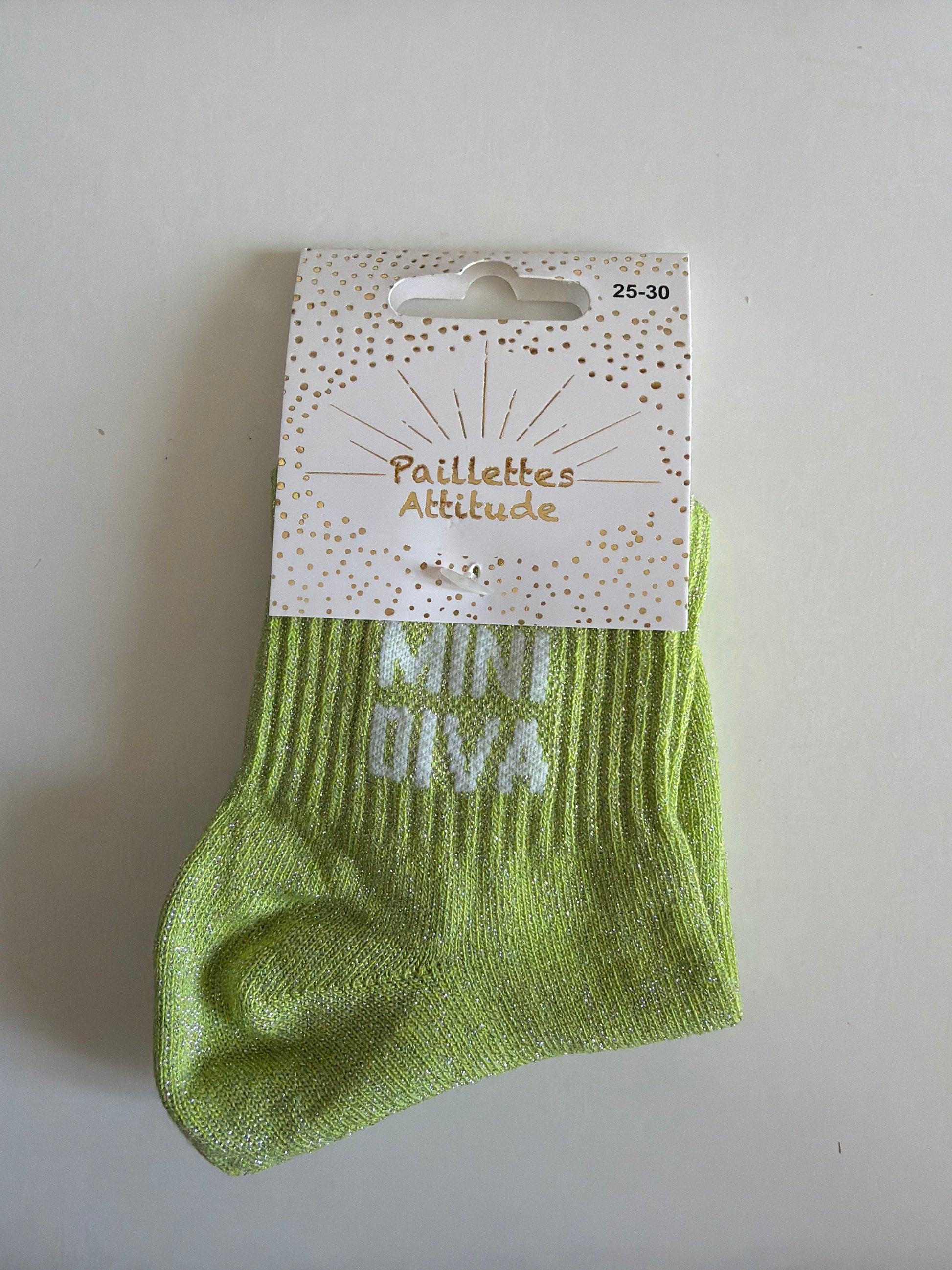 Chaussette de ville pailletée 25-30