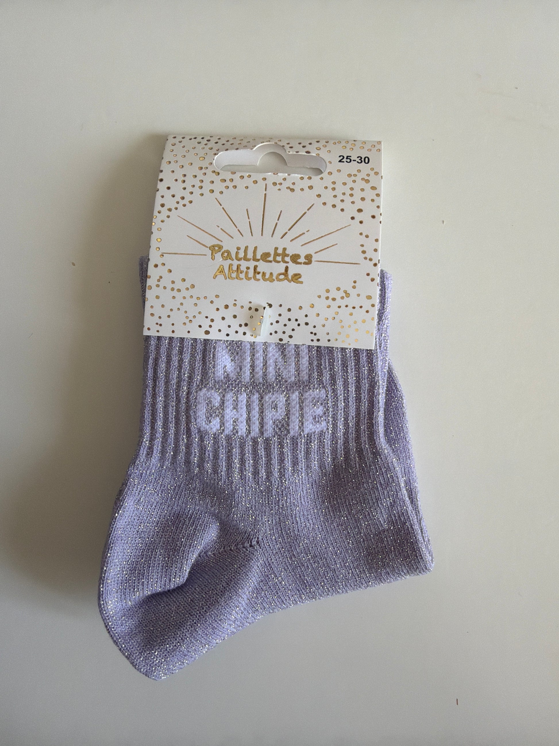 Chaussette de ville pailletée 25-30