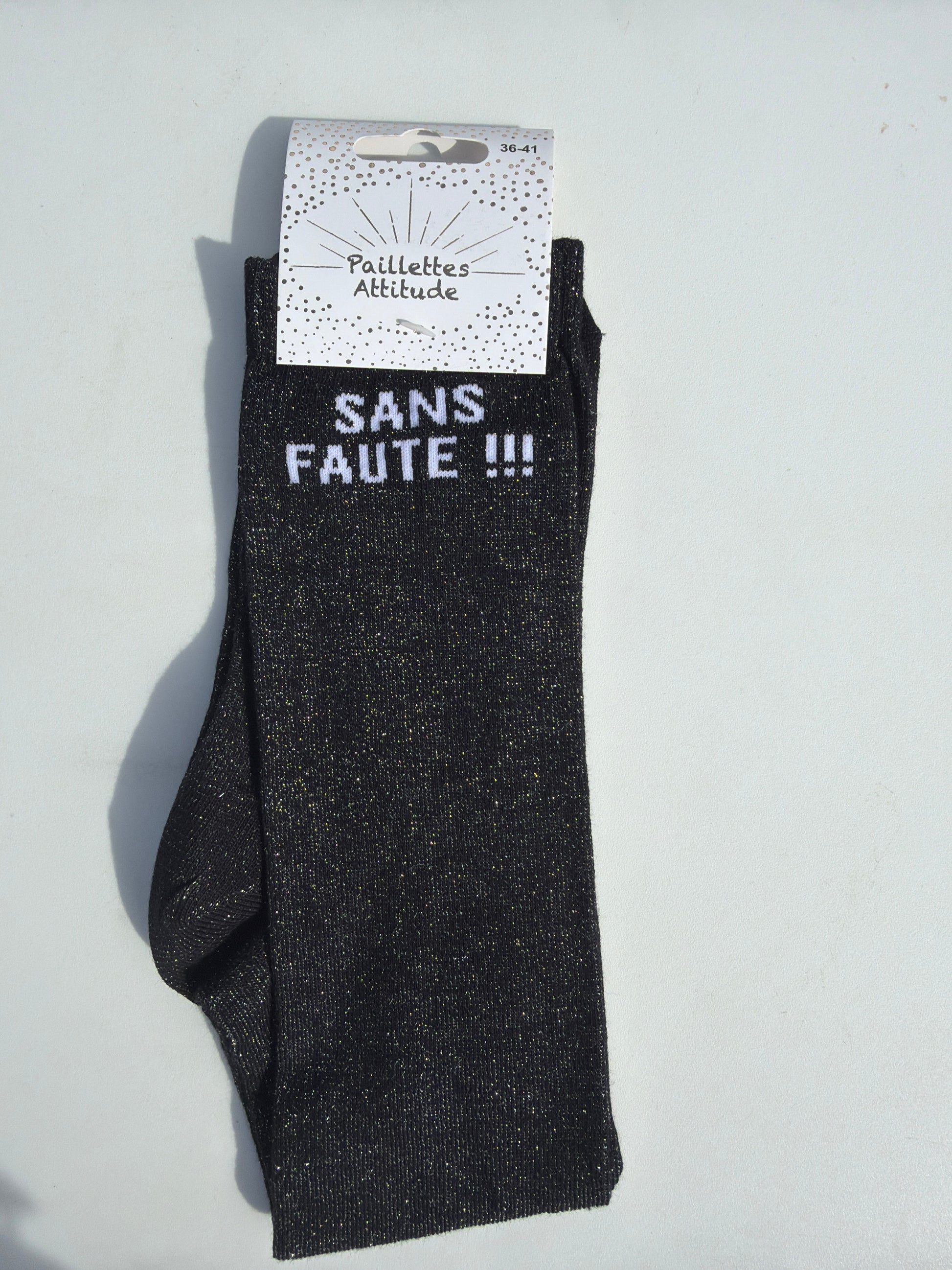 Chaussette équitation pailletée 36-41 SANS FAUTE !!!