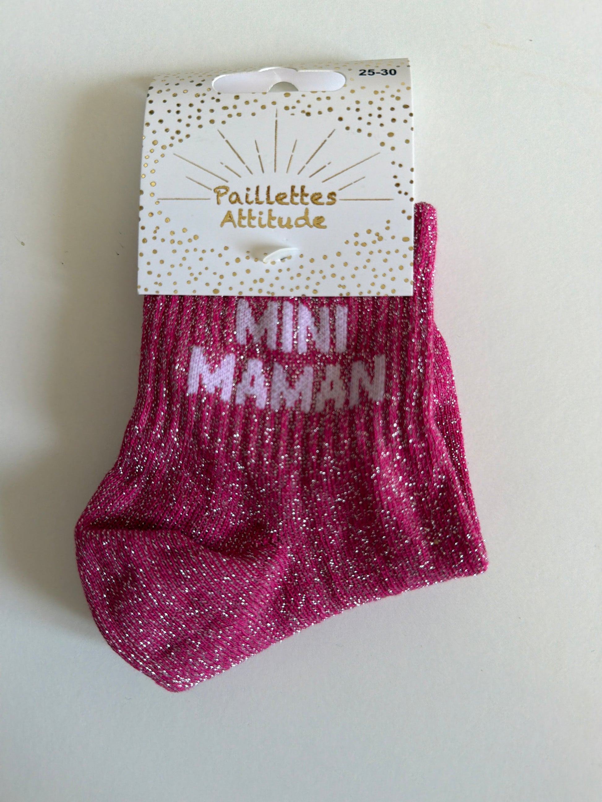 Chaussette de ville pailletée 25-30