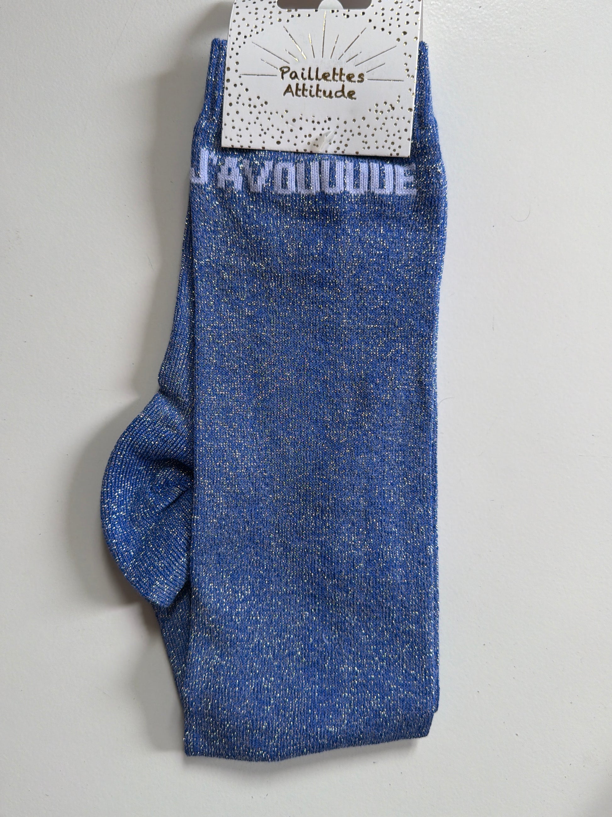 Chaussette équitation pailletée 36-41 J’AVOUUUUE