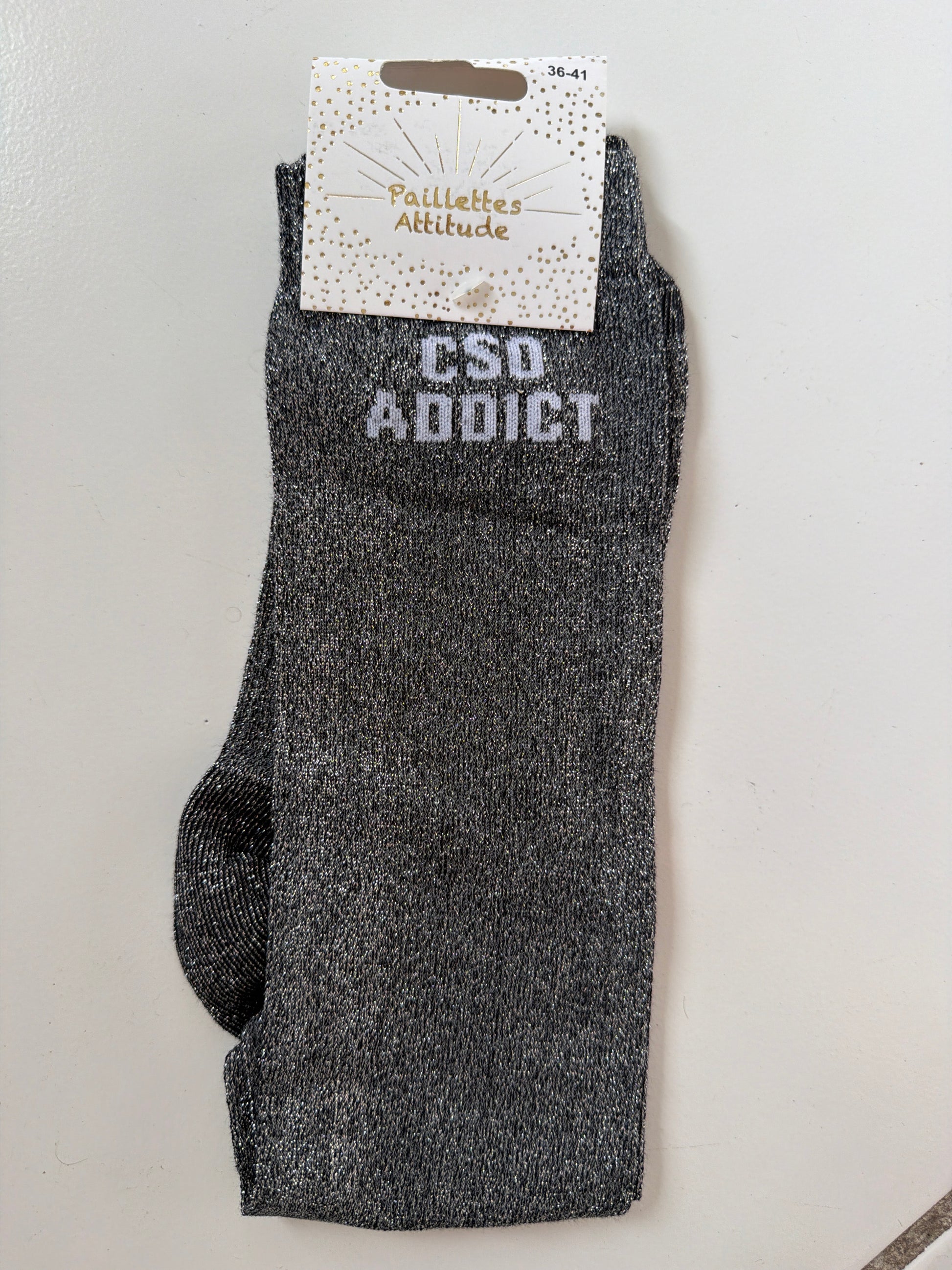Chaussette pailletée équitation 36-41 CSO ADDICT