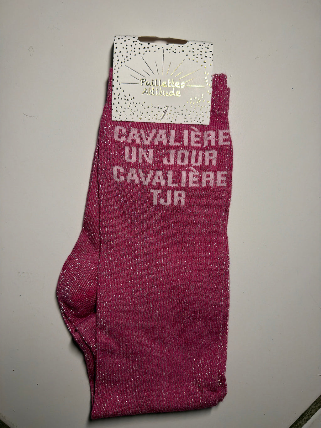 Chaussette pailletée équitation 36-41 CAVALIÈRE UN JOUR CAVALIÈRE TJR