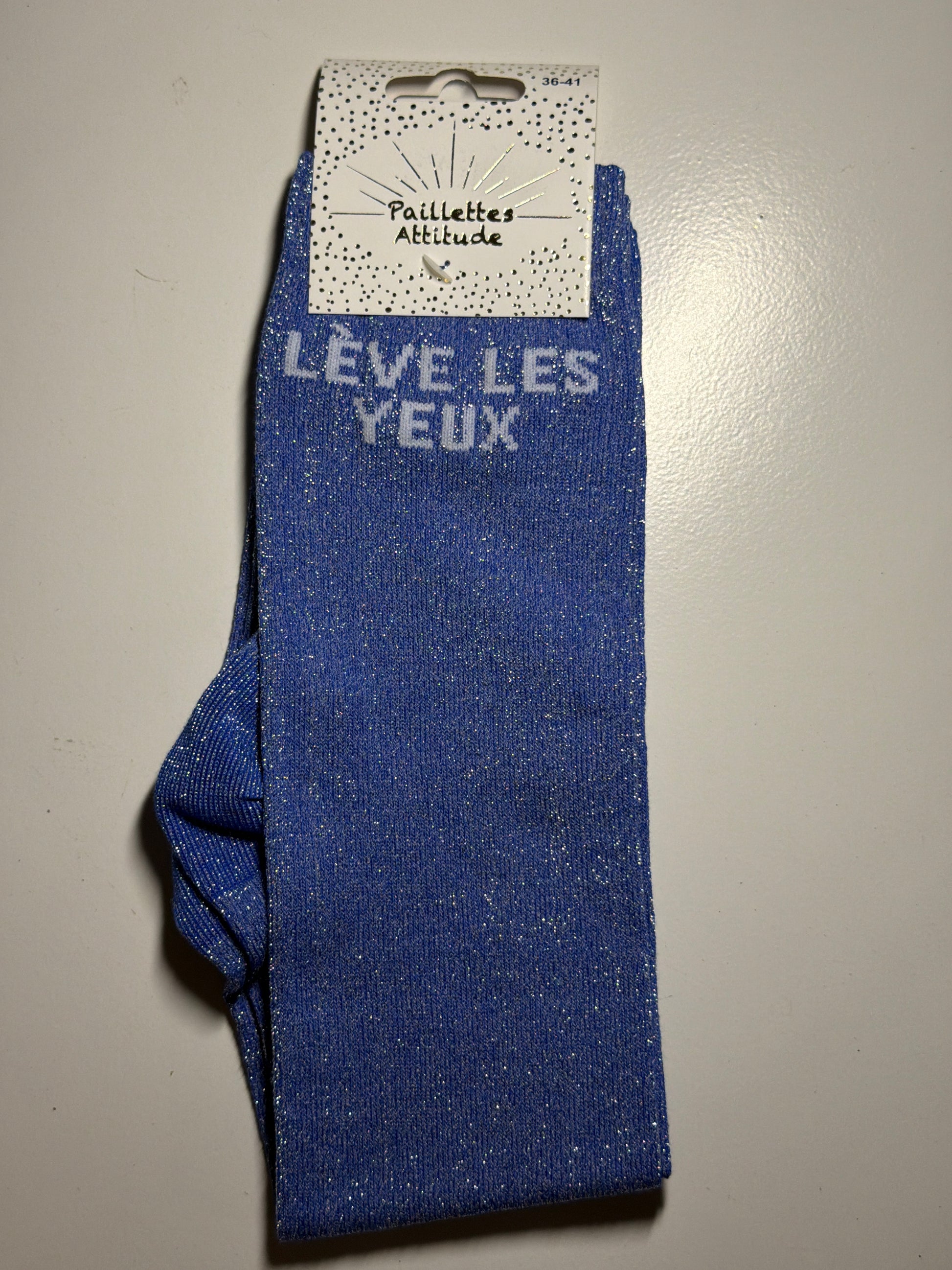 Chaussette pailletée équitation 36-41 LÈVE LES YEUX