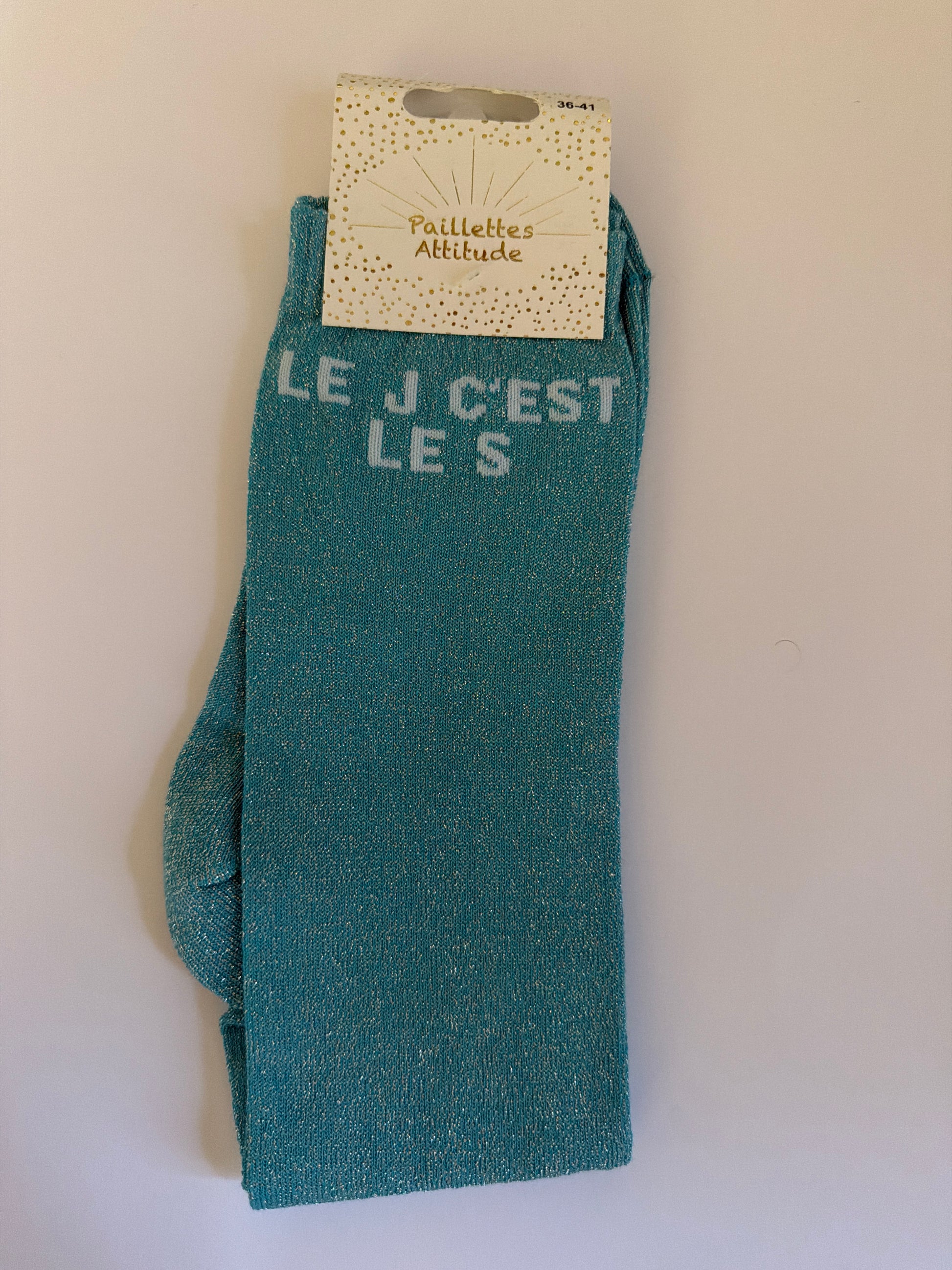Chaussette pailletée équitation 36-41 LE J C’EST LE S