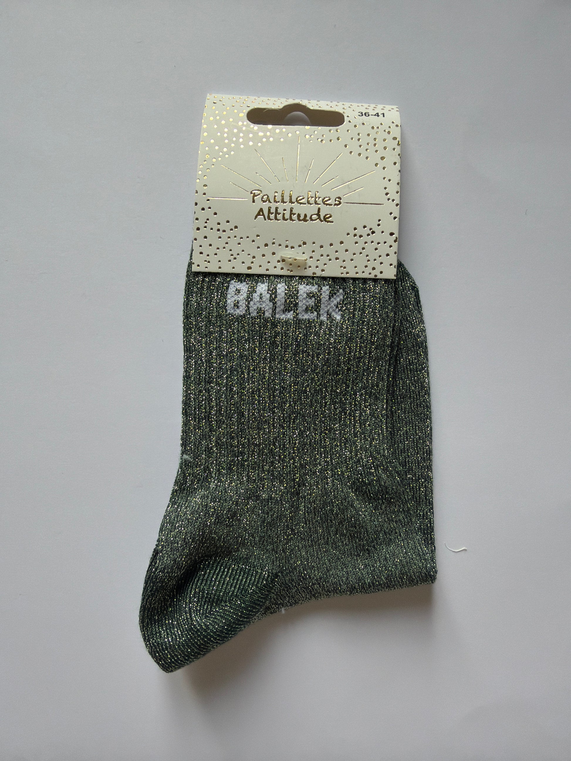 Chaussette de ville pailletée 36-41 BALEK