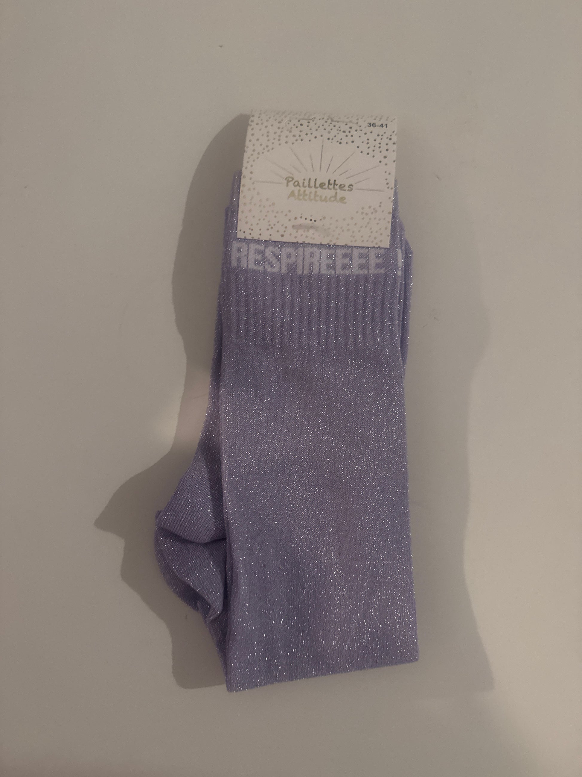chaussette pailletée RESPIREEEE !  36/41