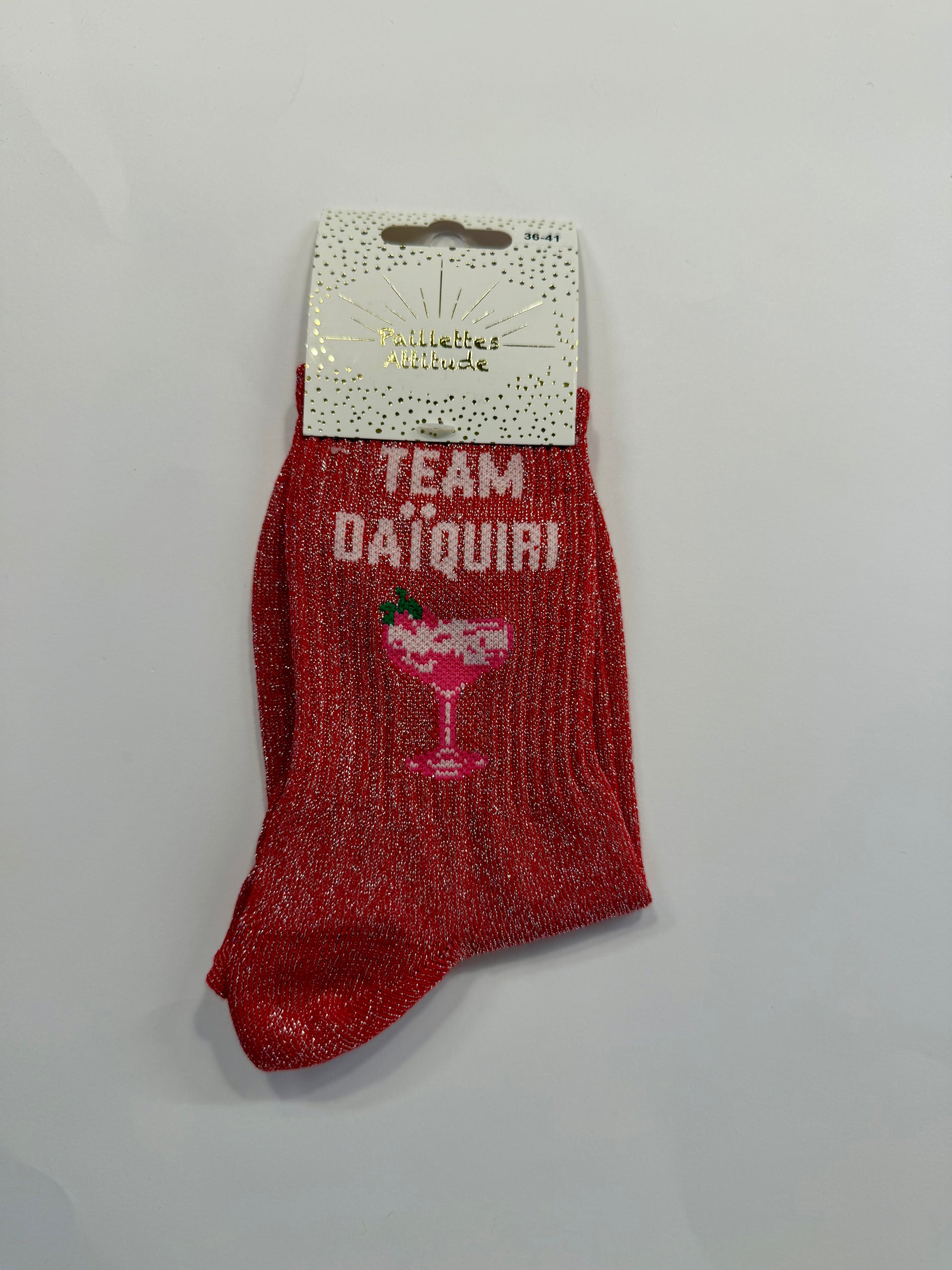 Chaussette de ville pailletée 36-41 TEAM DAÏQUIRI