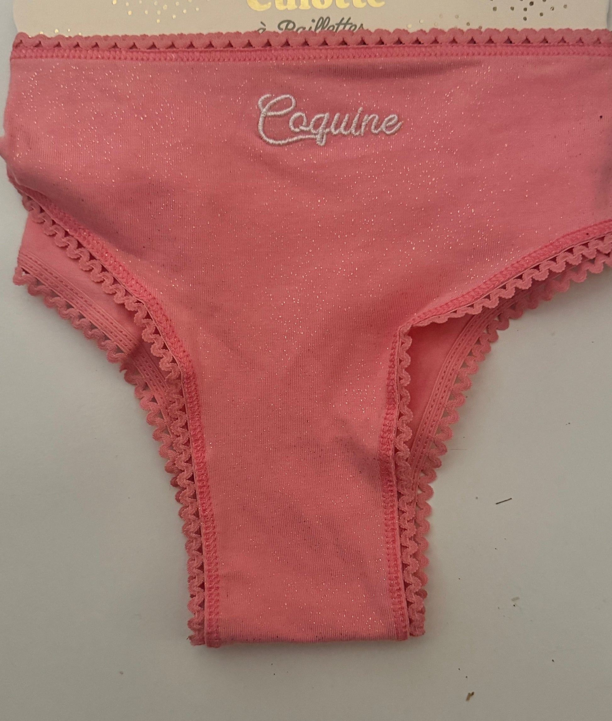 ✨ Culotte pailletée à message ✨