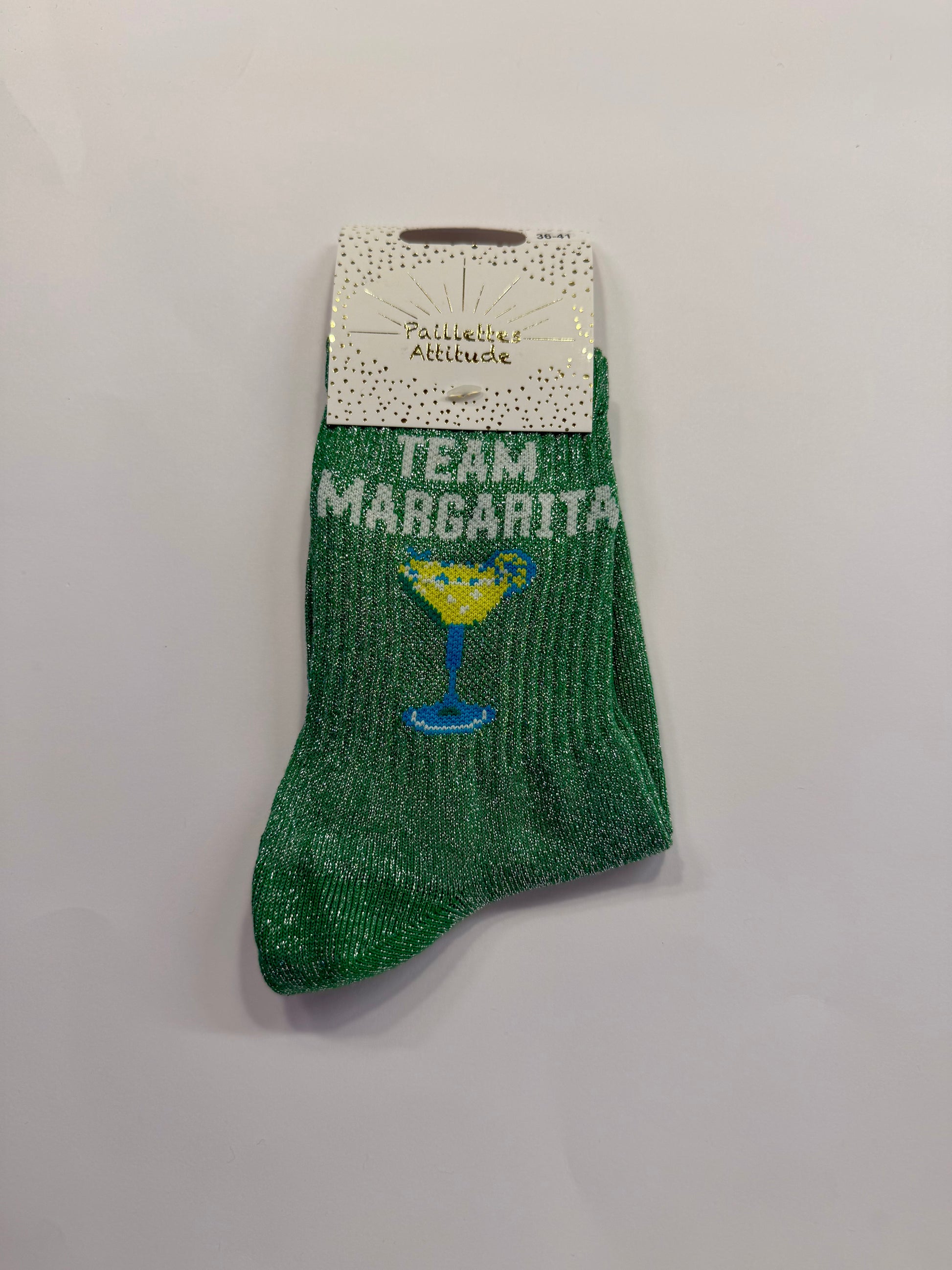 Chaussette de ville pailletée 36-41 TEAM MARGARITA