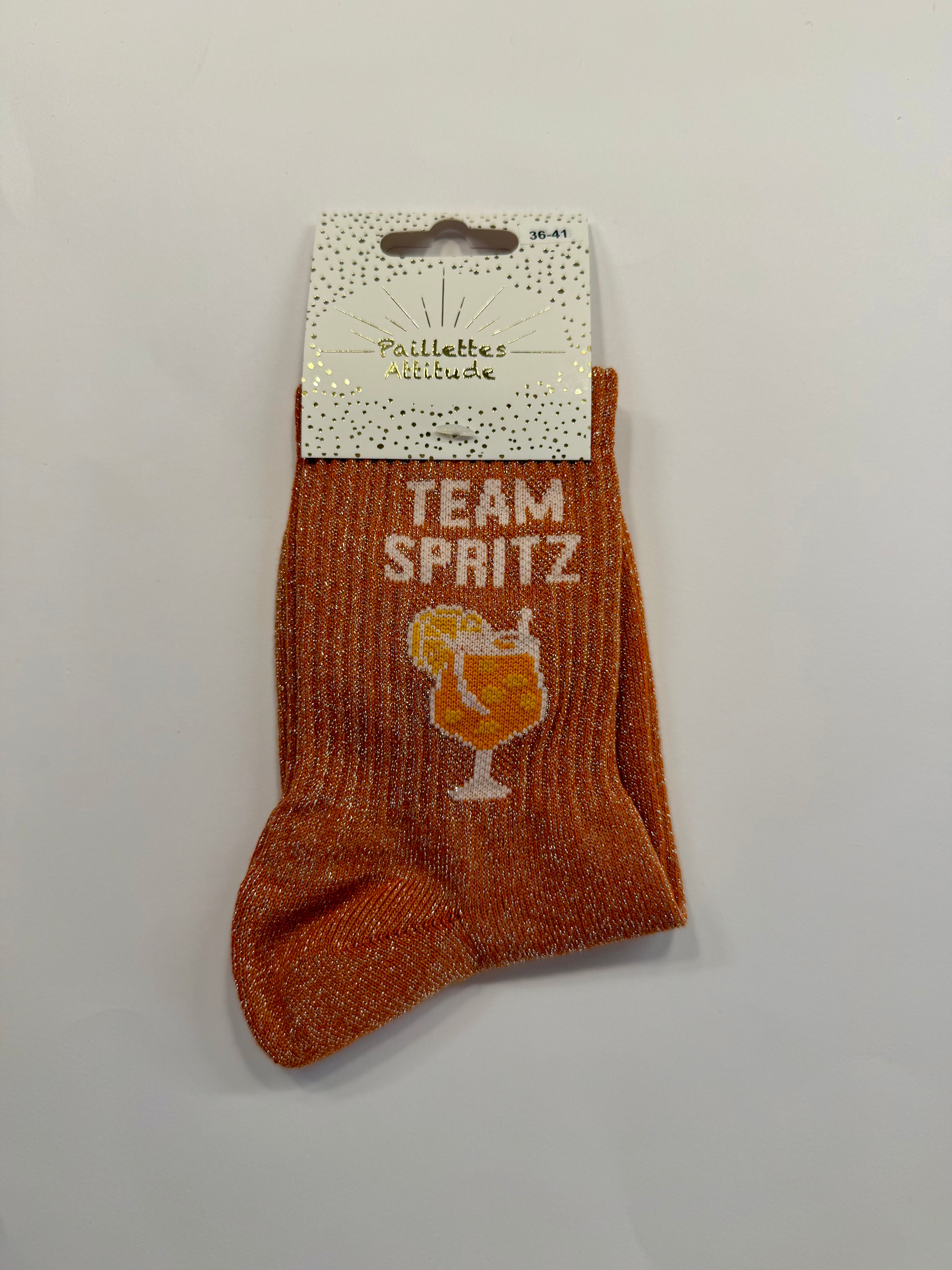 Chaussette de ville pailletée 36-41 TEAM SPRITZ