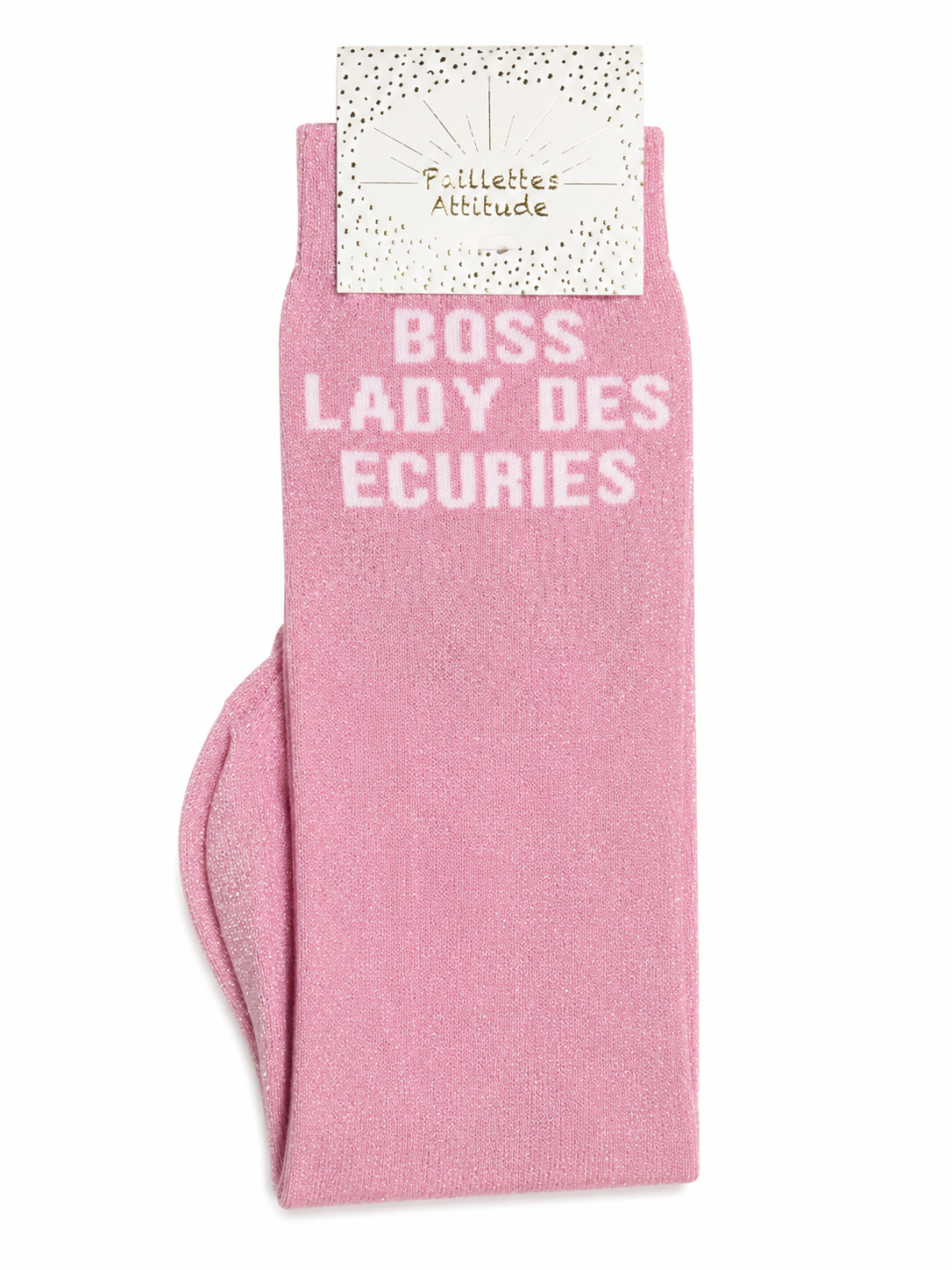 Chaussette pailletée équitation 36-41 BOSS LADY DES ÉCURIES
