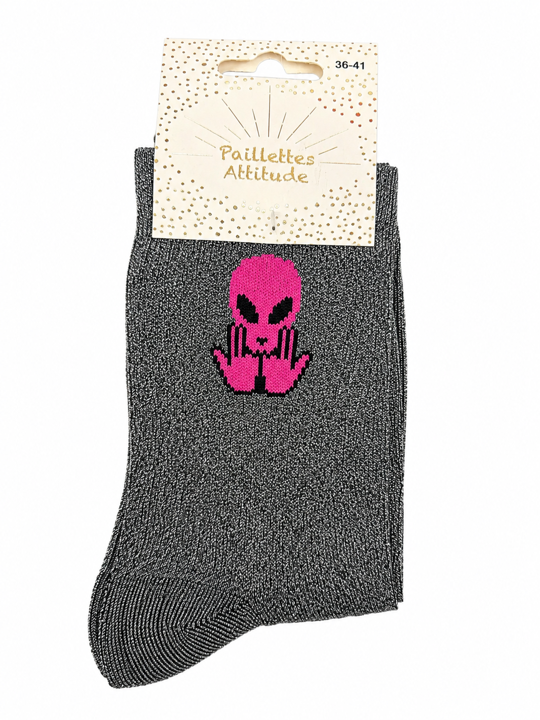Chaussette de ville pailletée 36-41 OVNI