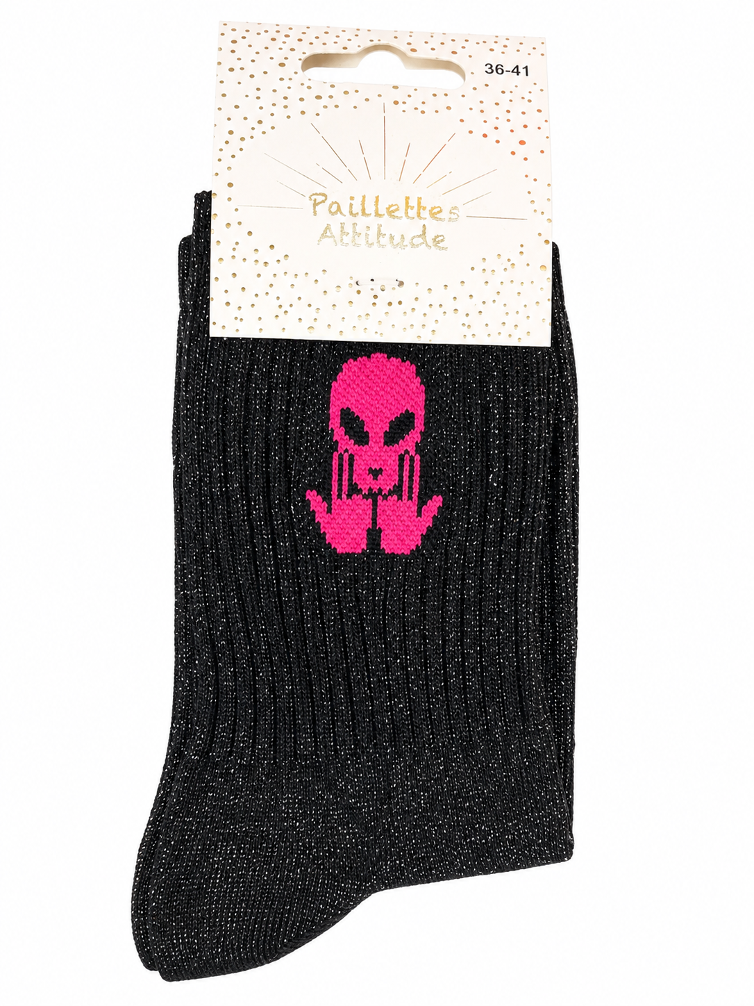 Chaussette de ville pailletée 36-41 OVNI