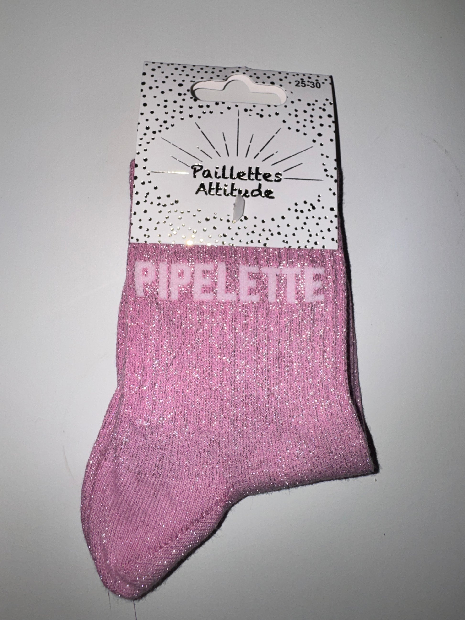 Chaussette pailletée PIPELETTE 25/30