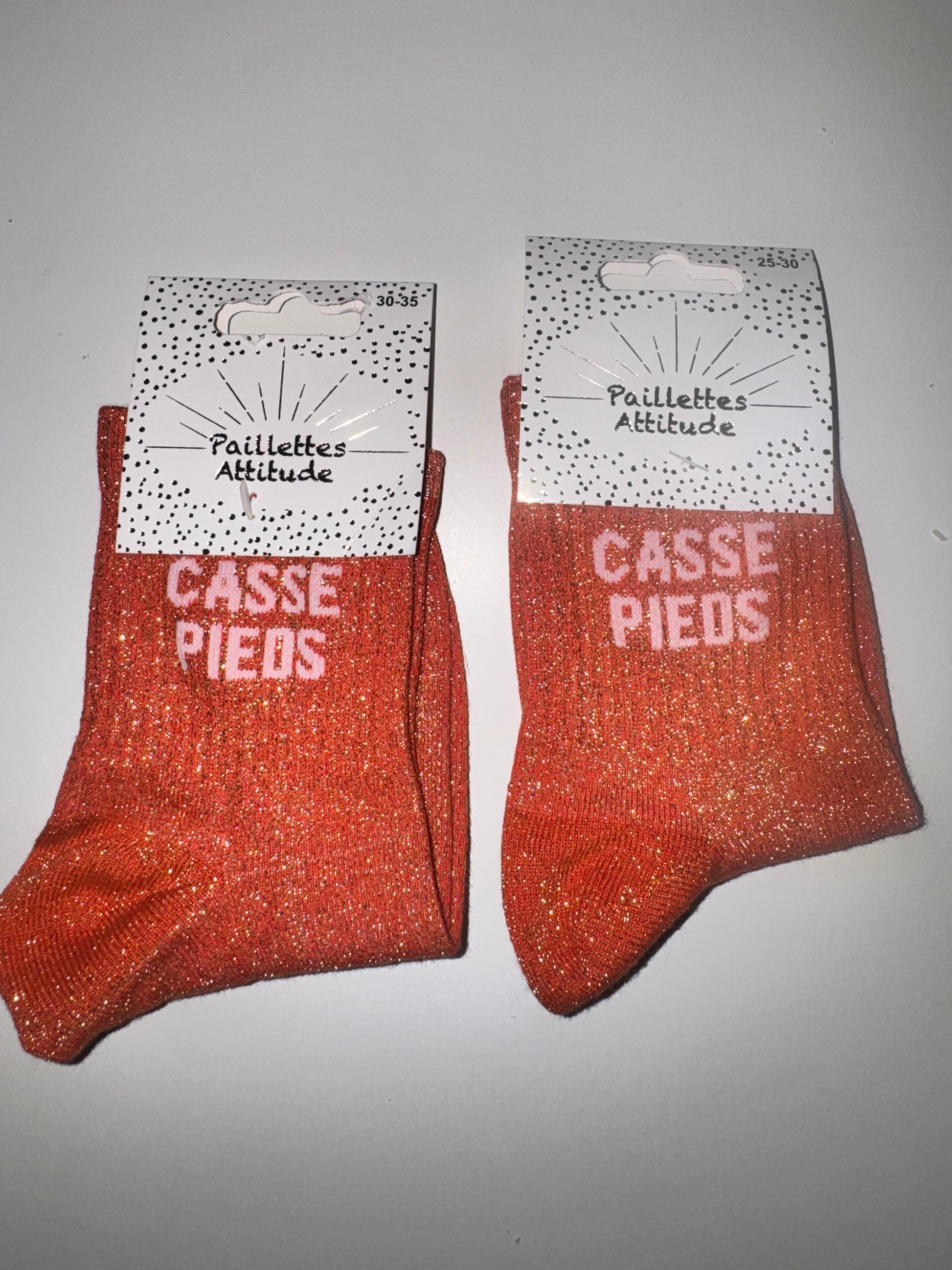Chaussette pailletée enfant CASSE PIEDS