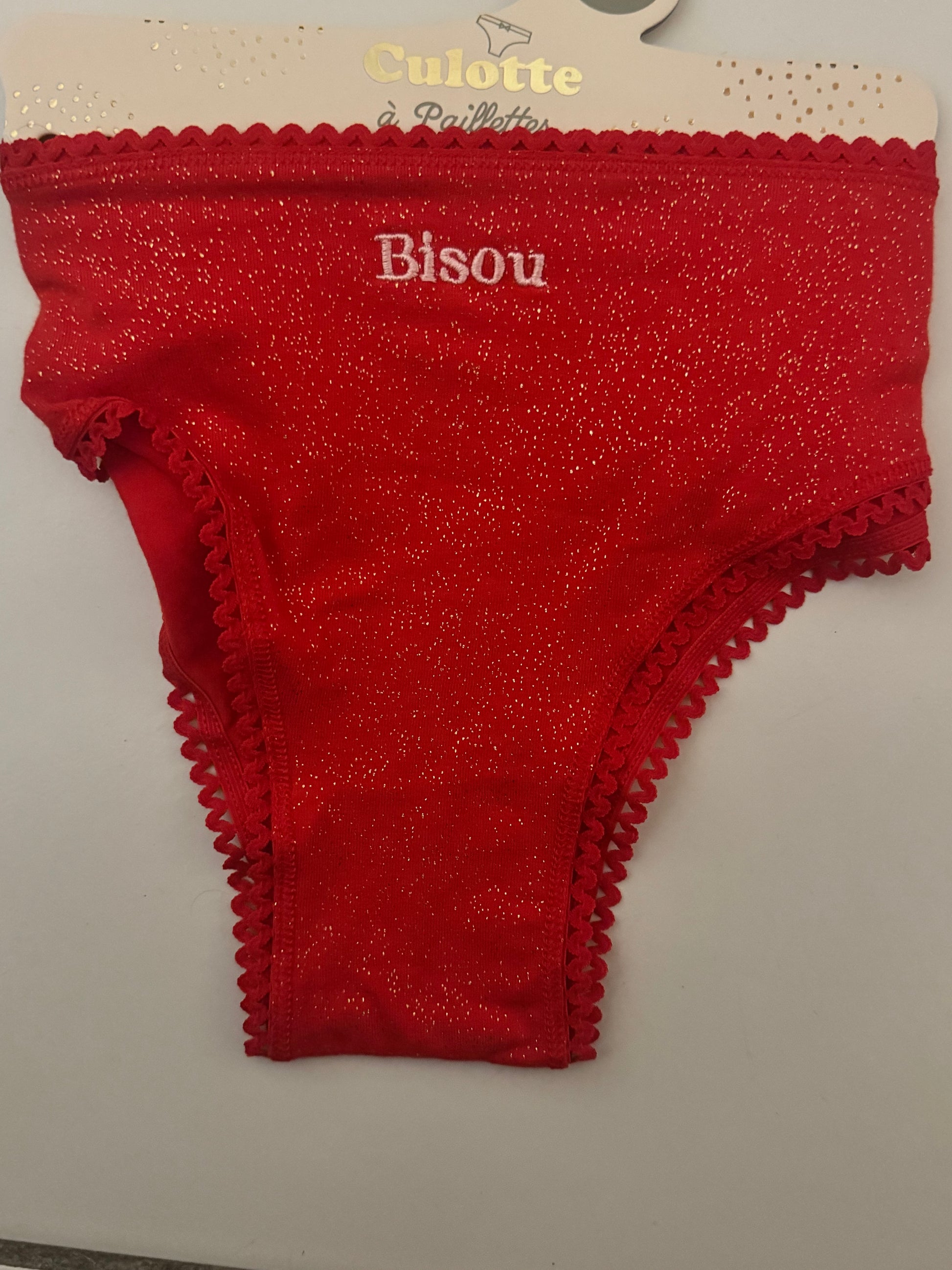 ✨ Culotte pailletée à message ✨