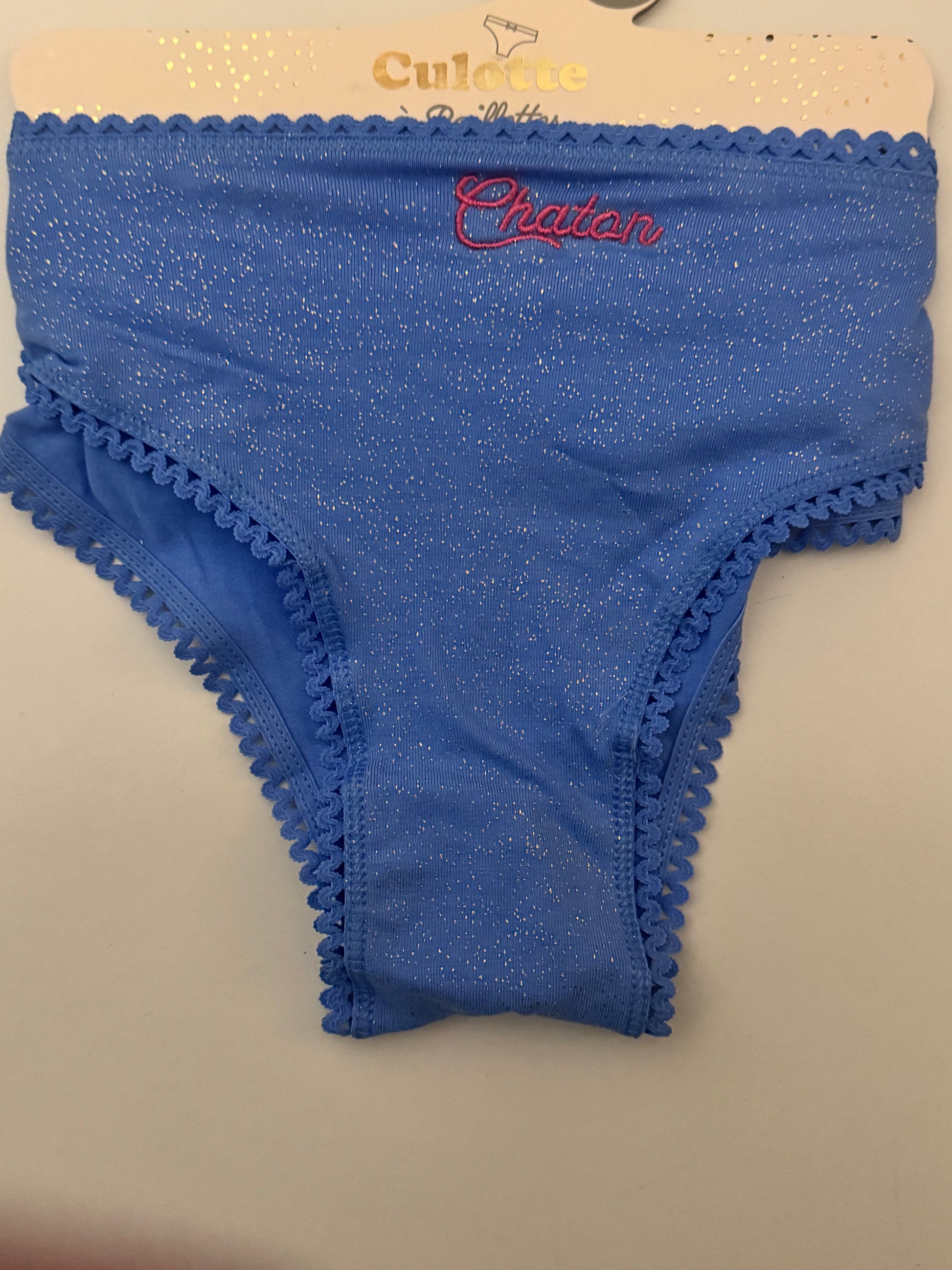 ✨ Culotte pailletée à message ✨