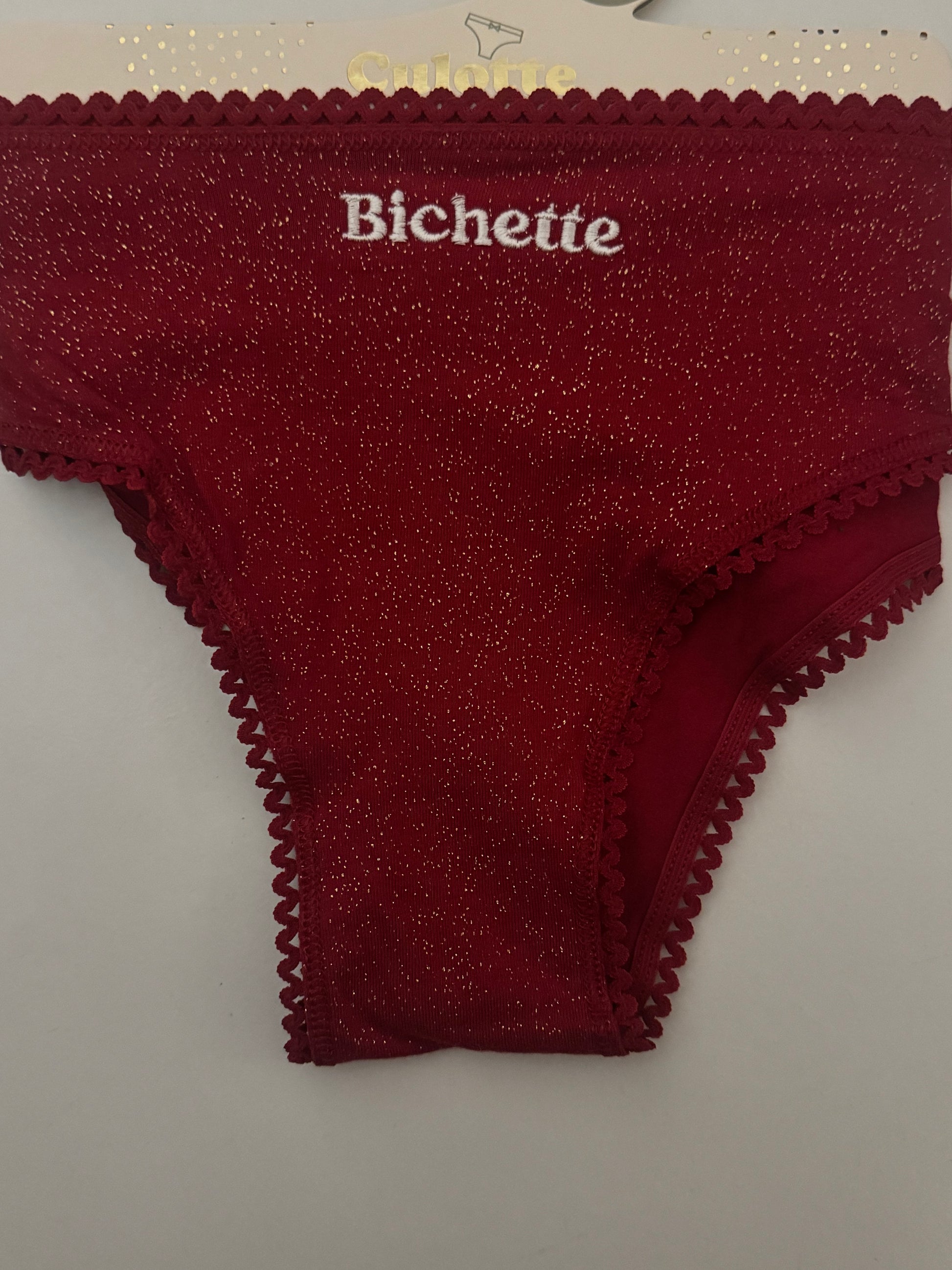 ✨ Culotte pailletée à message ✨