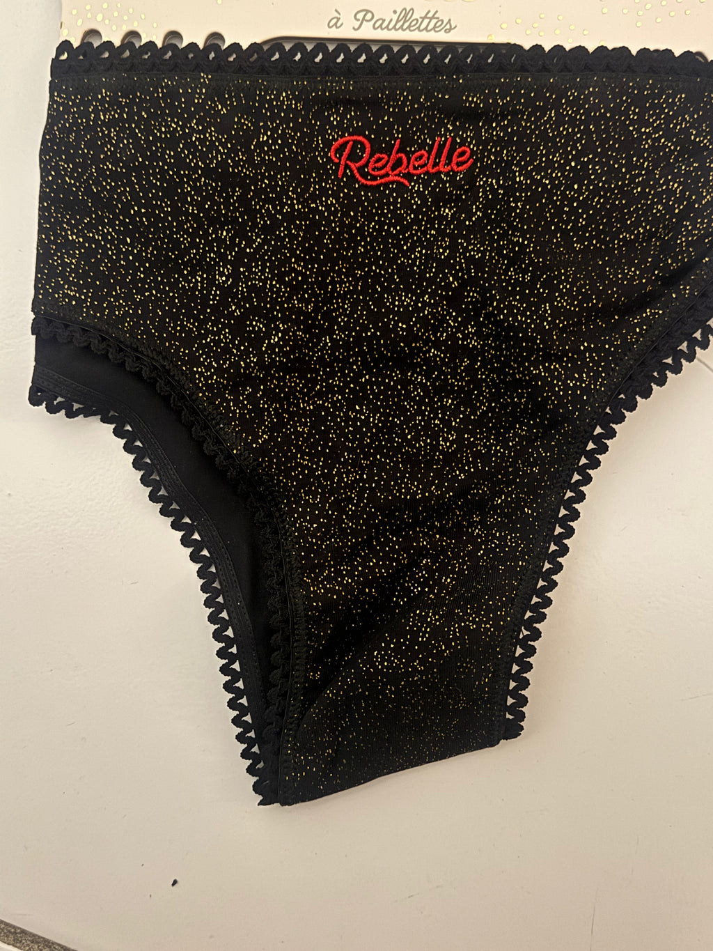 ✨ Culotte pailletée à message ✨