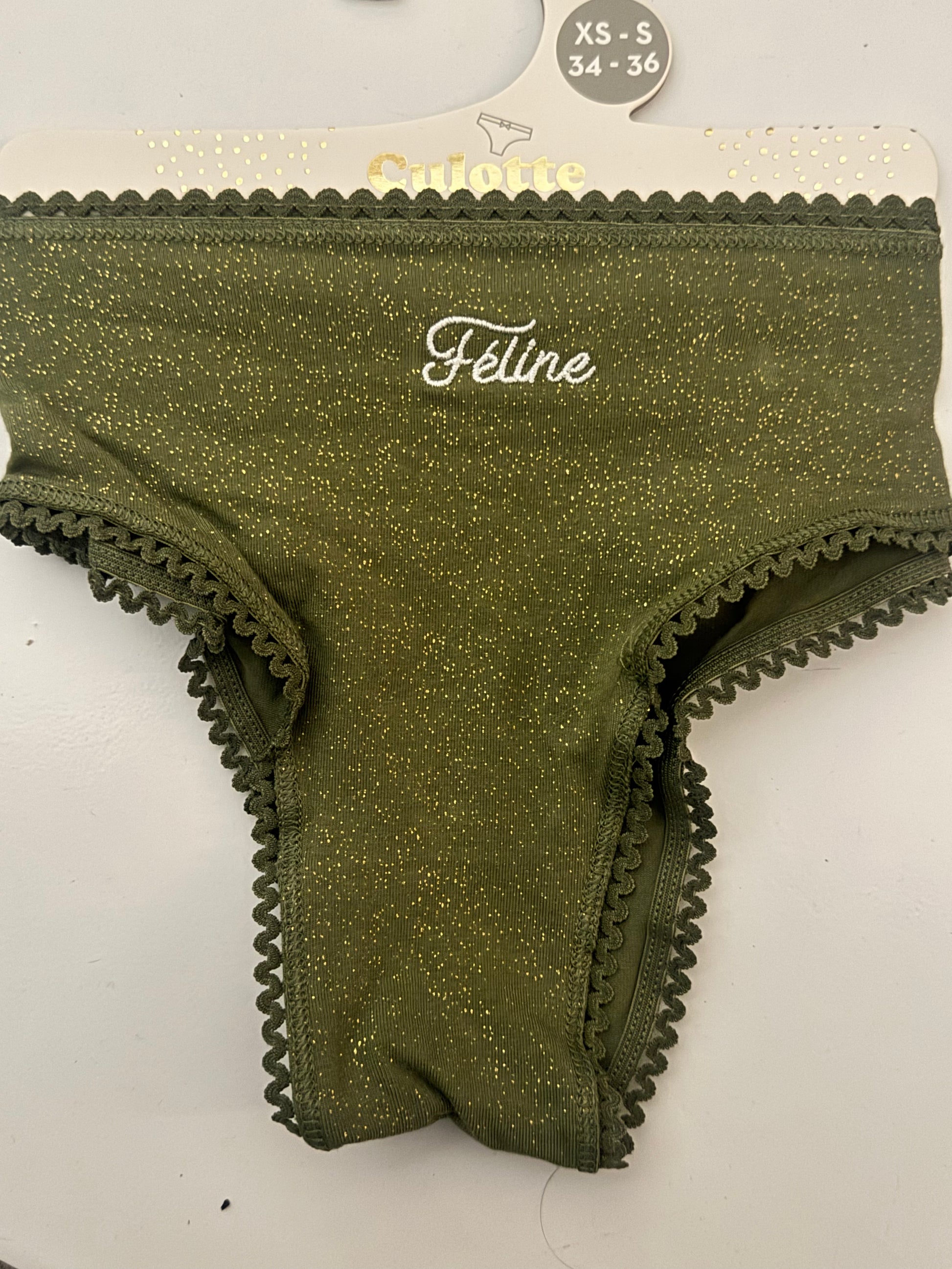 ✨ Culotte pailletée à message ✨