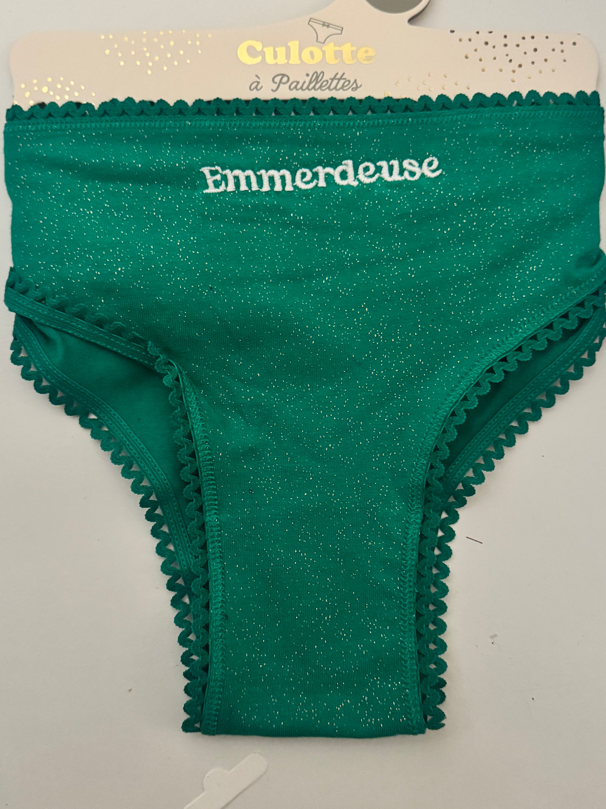✨ Culotte pailletée à message ✨