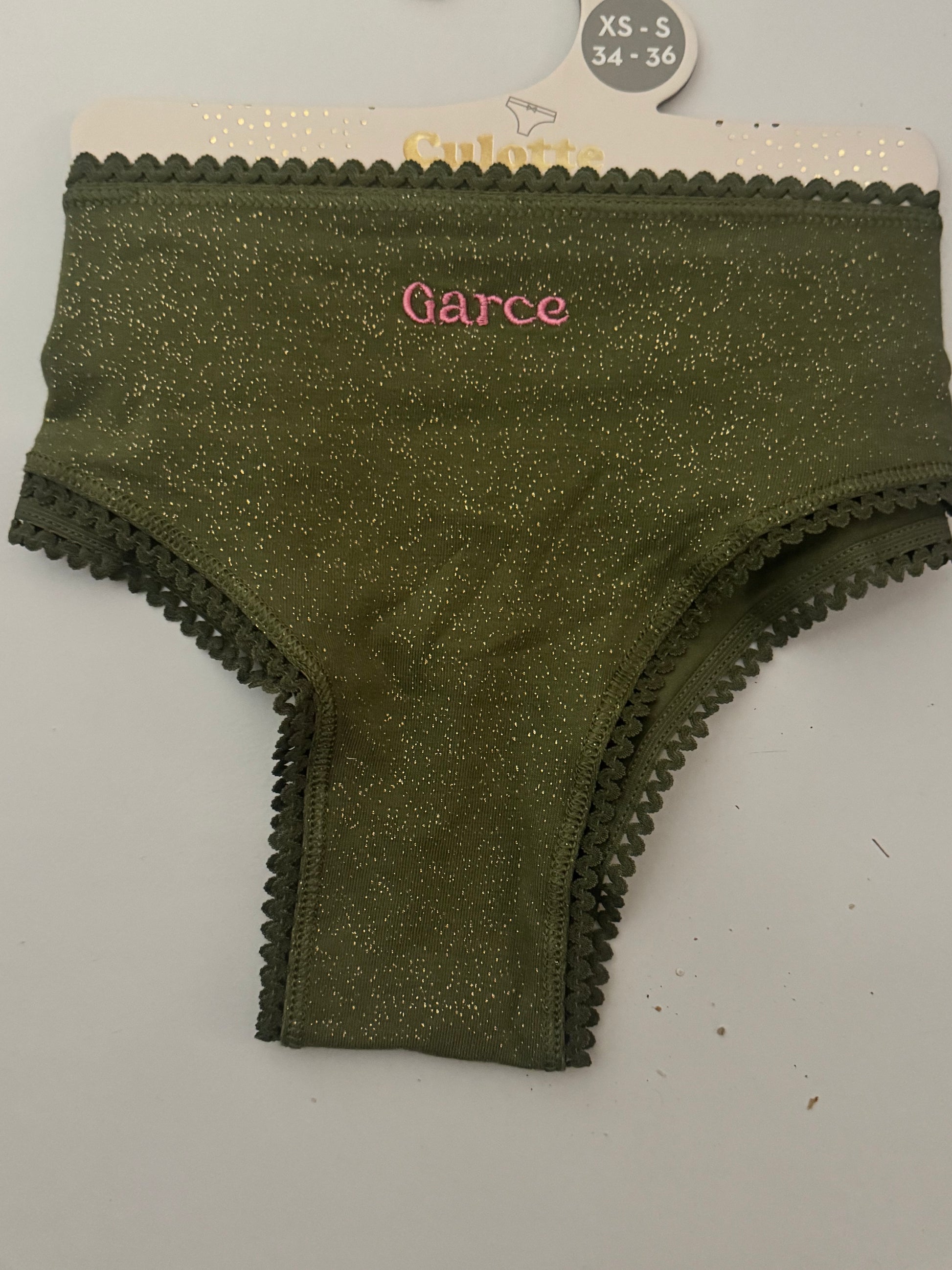 ✨ Culotte pailletée à message ✨