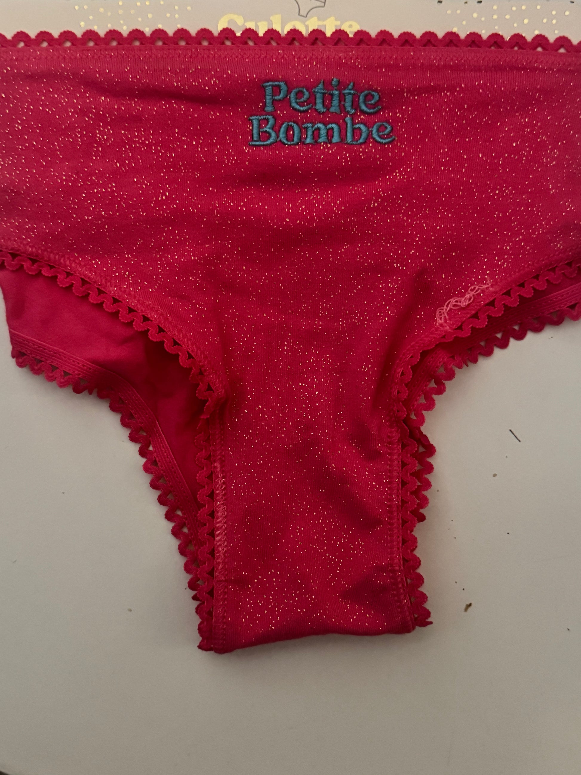 ✨ Culotte pailletée à message ✨