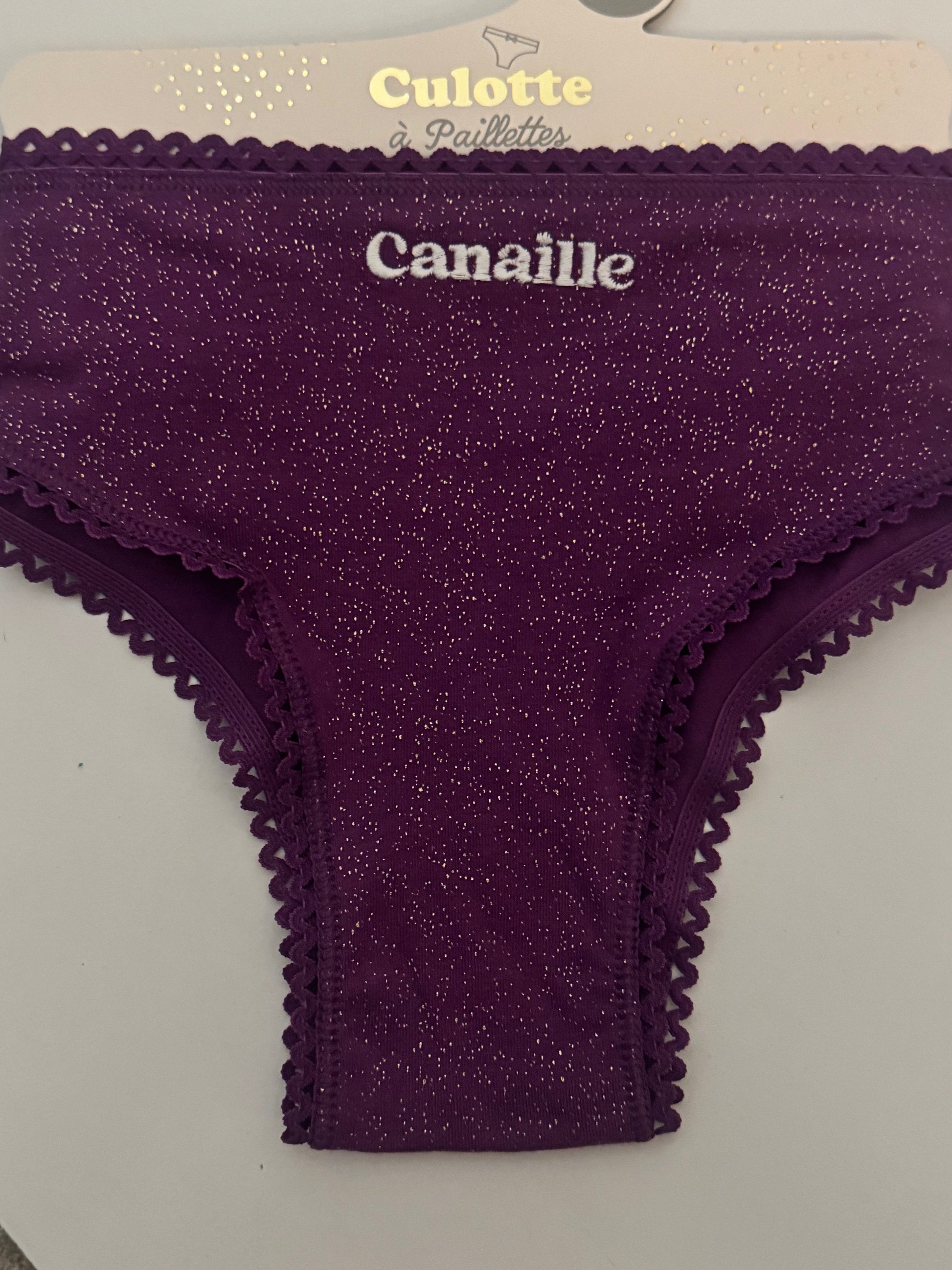 ✨ Culotte pailletée à message ✨
